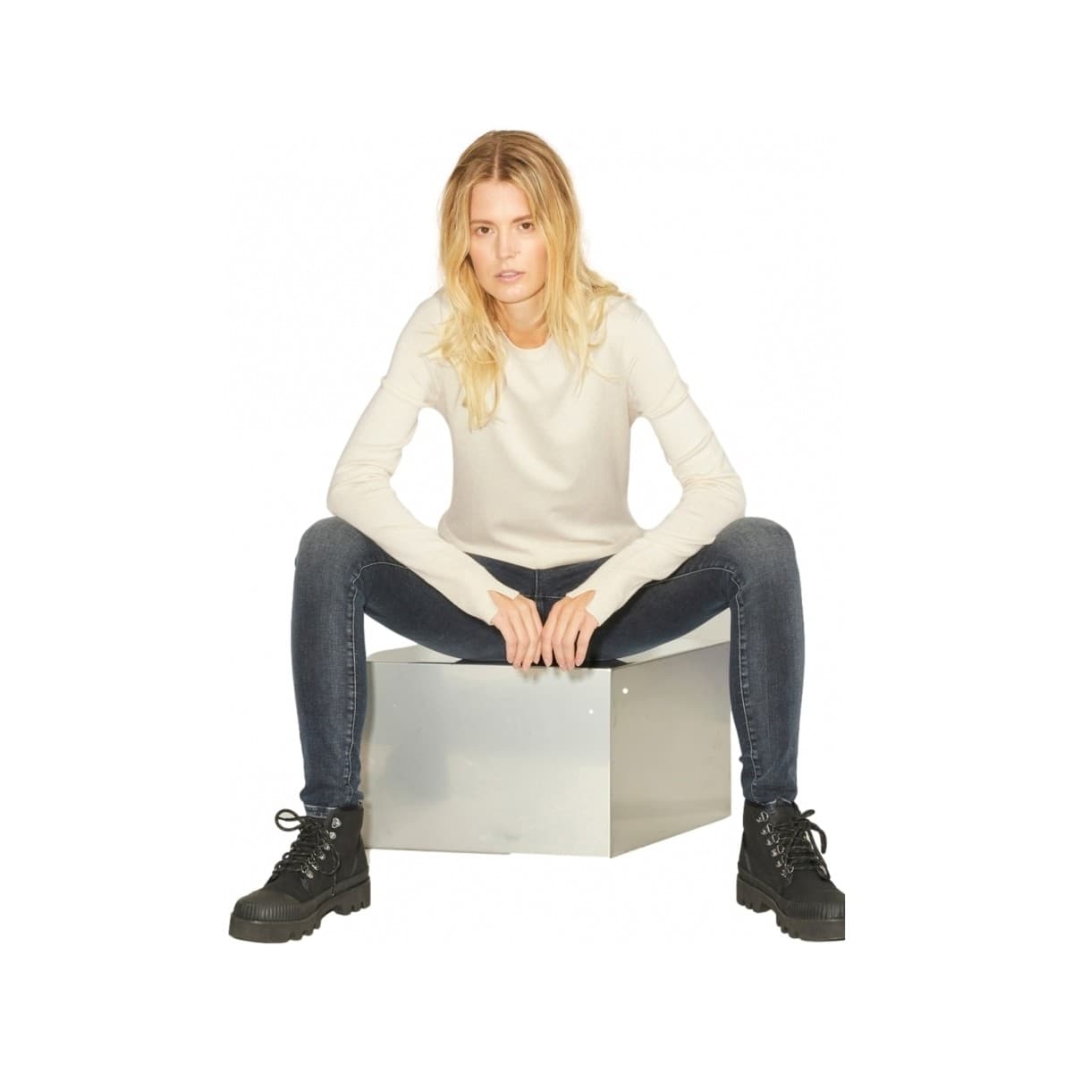 Women's Sweaters JJXX White