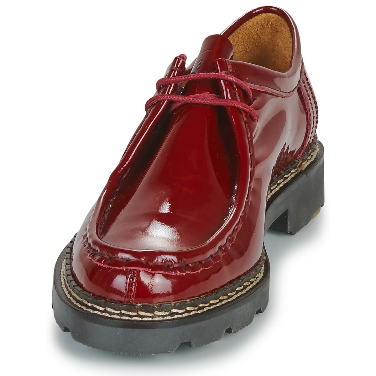 Women's Derby Shoes Pellet Bordeaux
