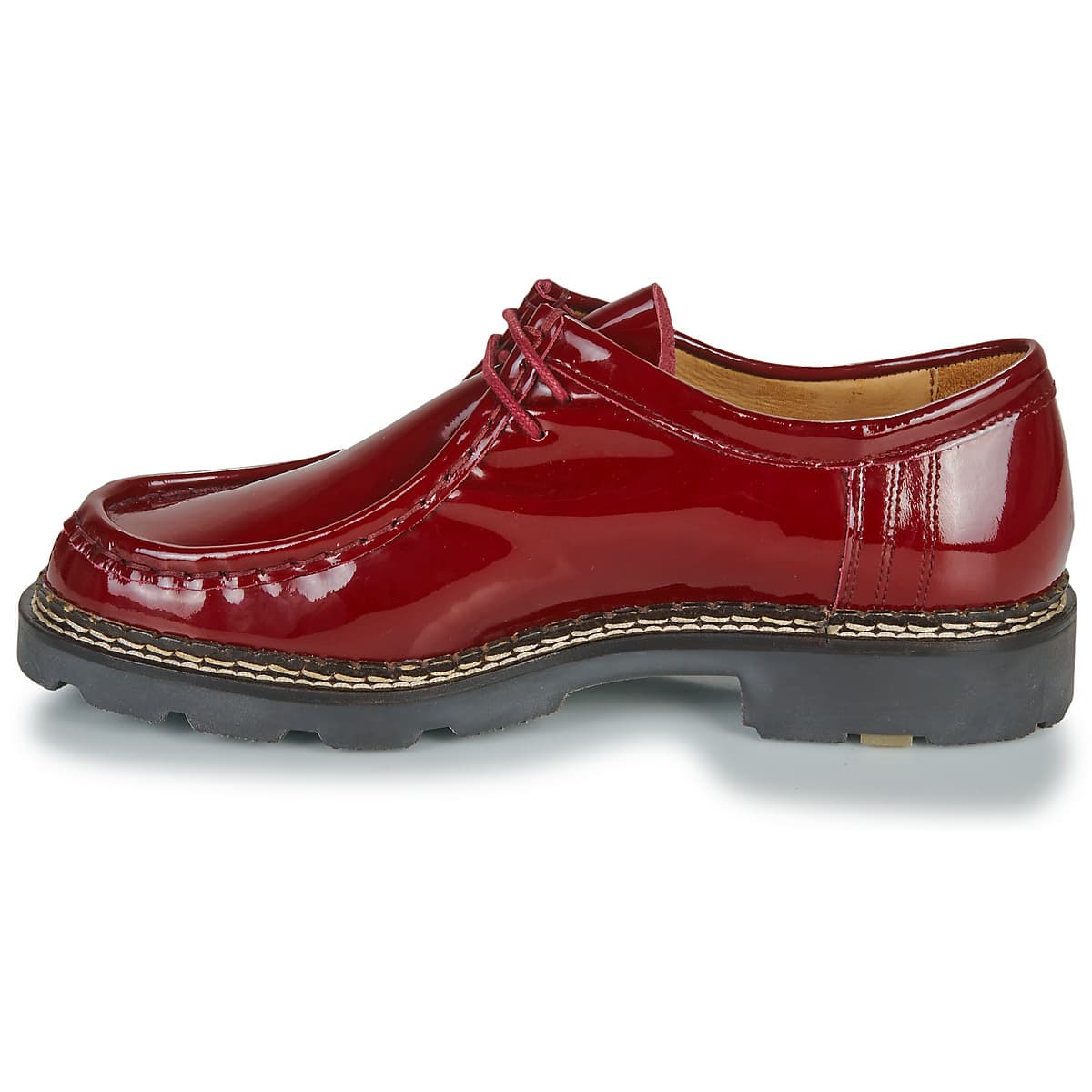 Women's Derby Shoes Pellet Bordeaux