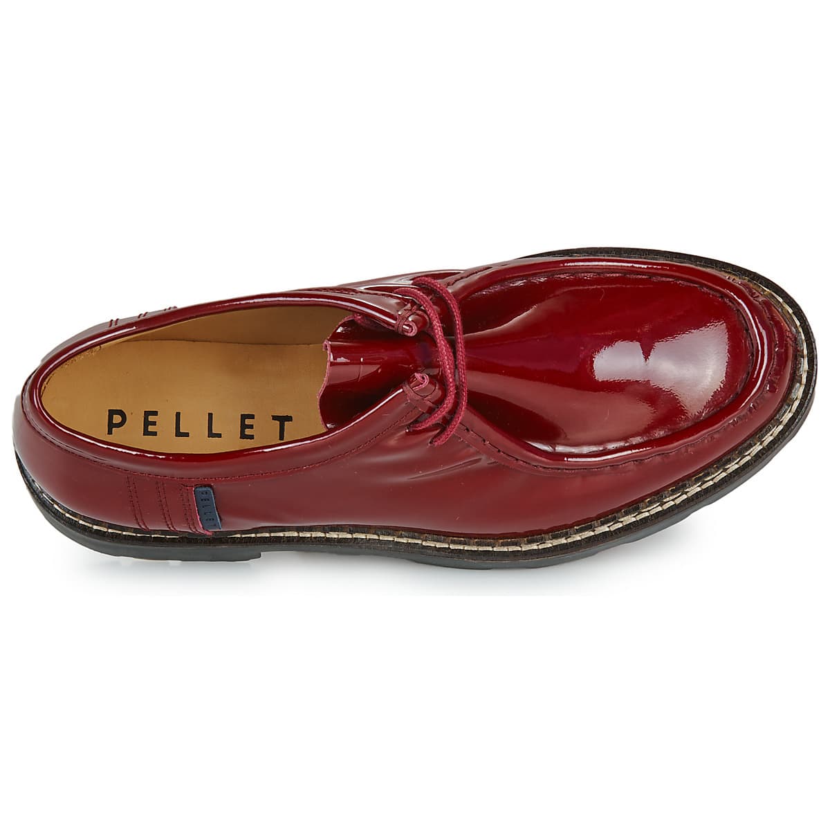 Women's Derby Shoes Pellet Bordeaux