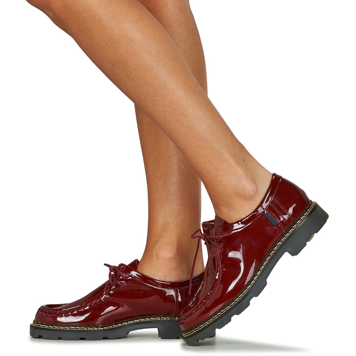 Women's Derby Shoes Pellet Bordeaux