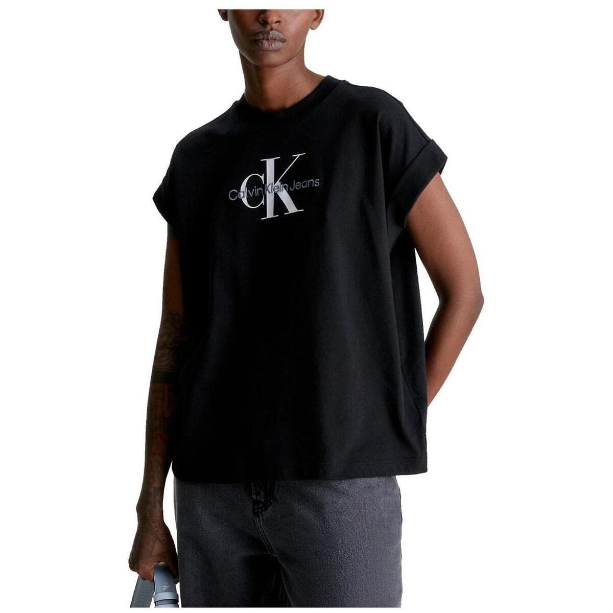 Women's T-Shirts Calvin Klein Black