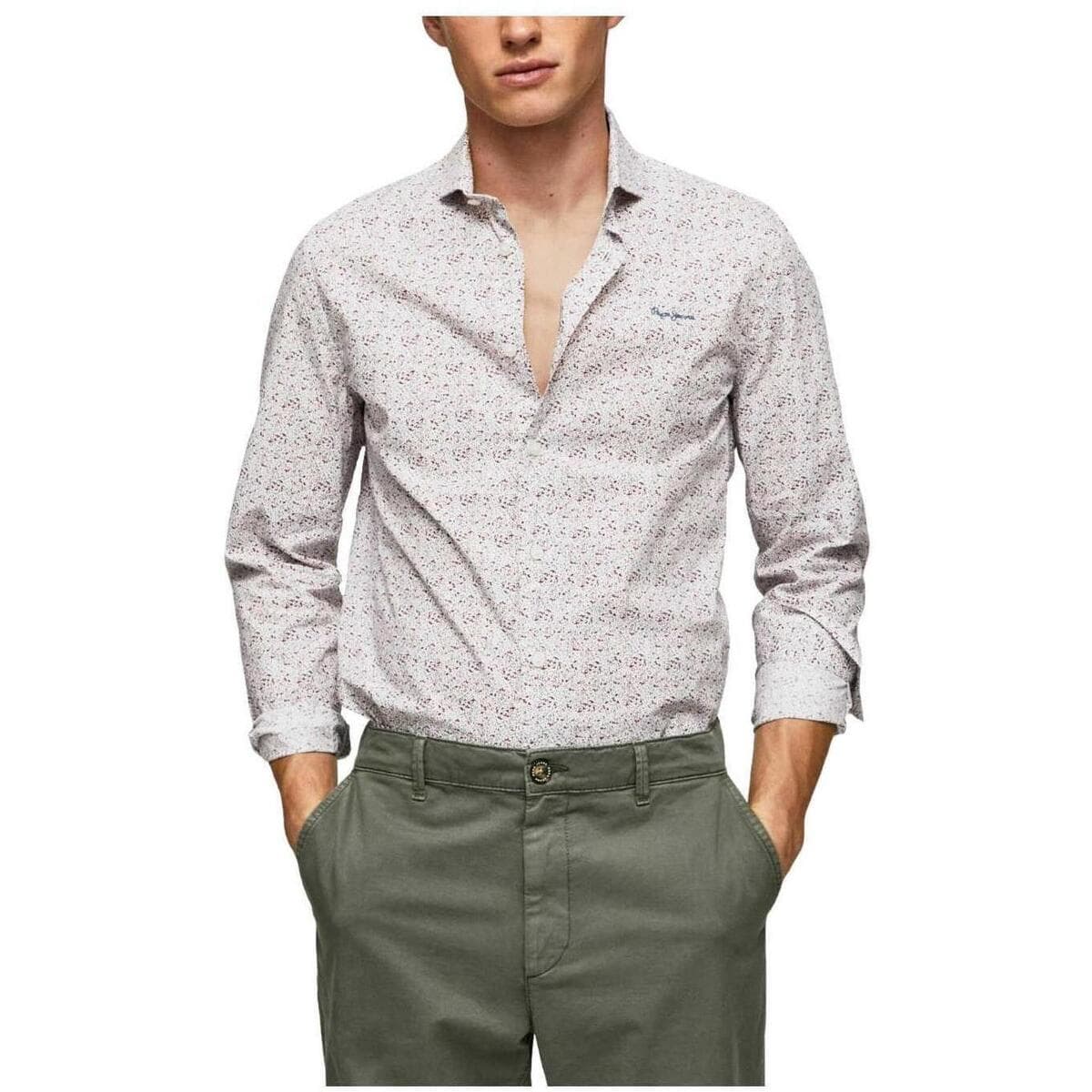 Men's Shirts Pepe Jeans White