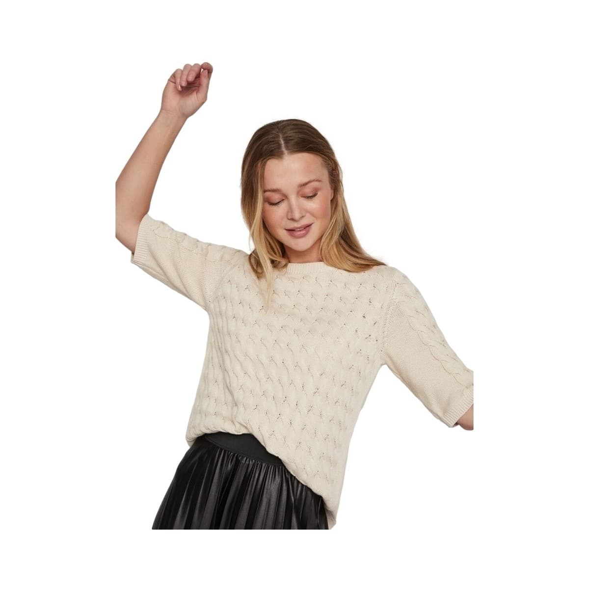 Women's Sweaters Vila White