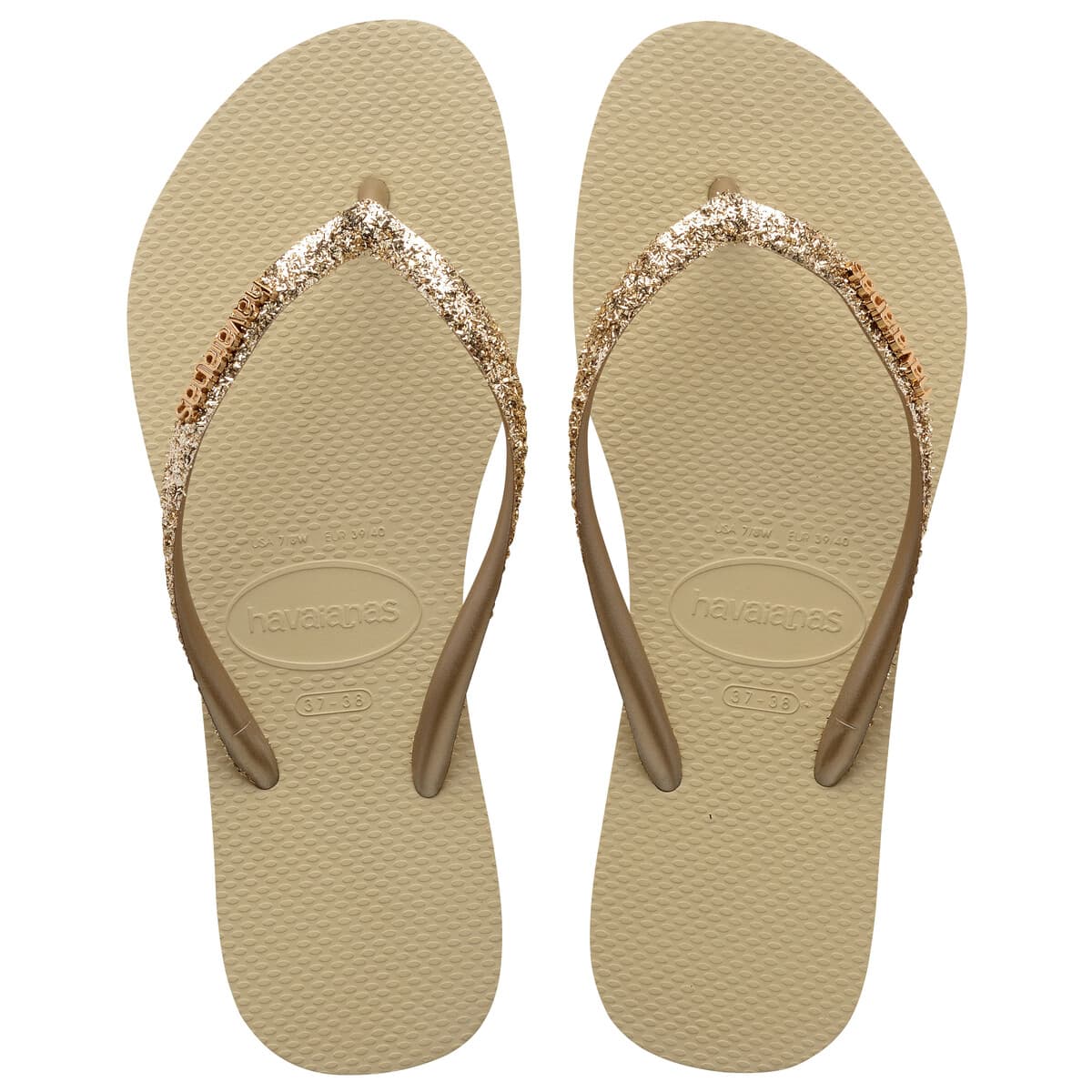 Women's Flip Flops Havaianas Gold