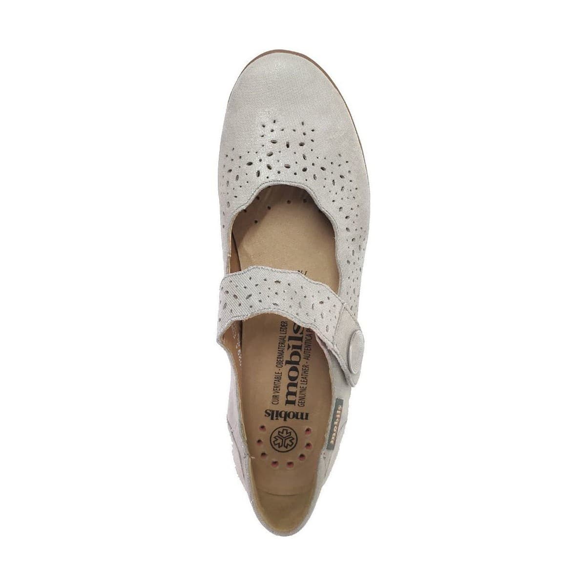Women's Ballet Flats Mephisto Beige