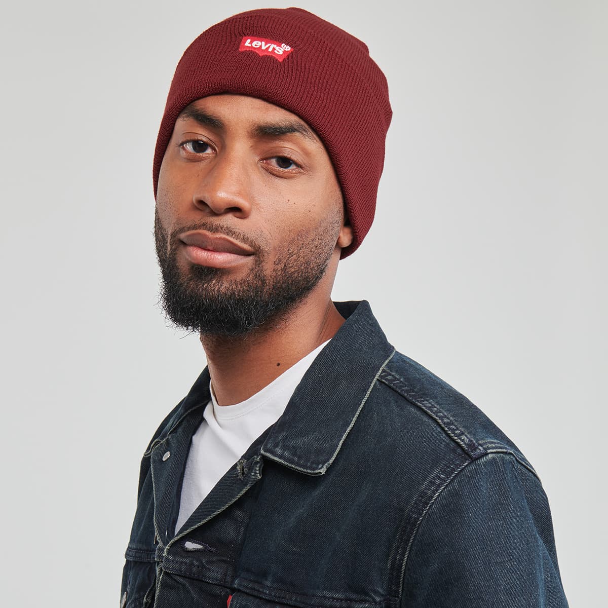 Men's Beanies Levis Bordeaux