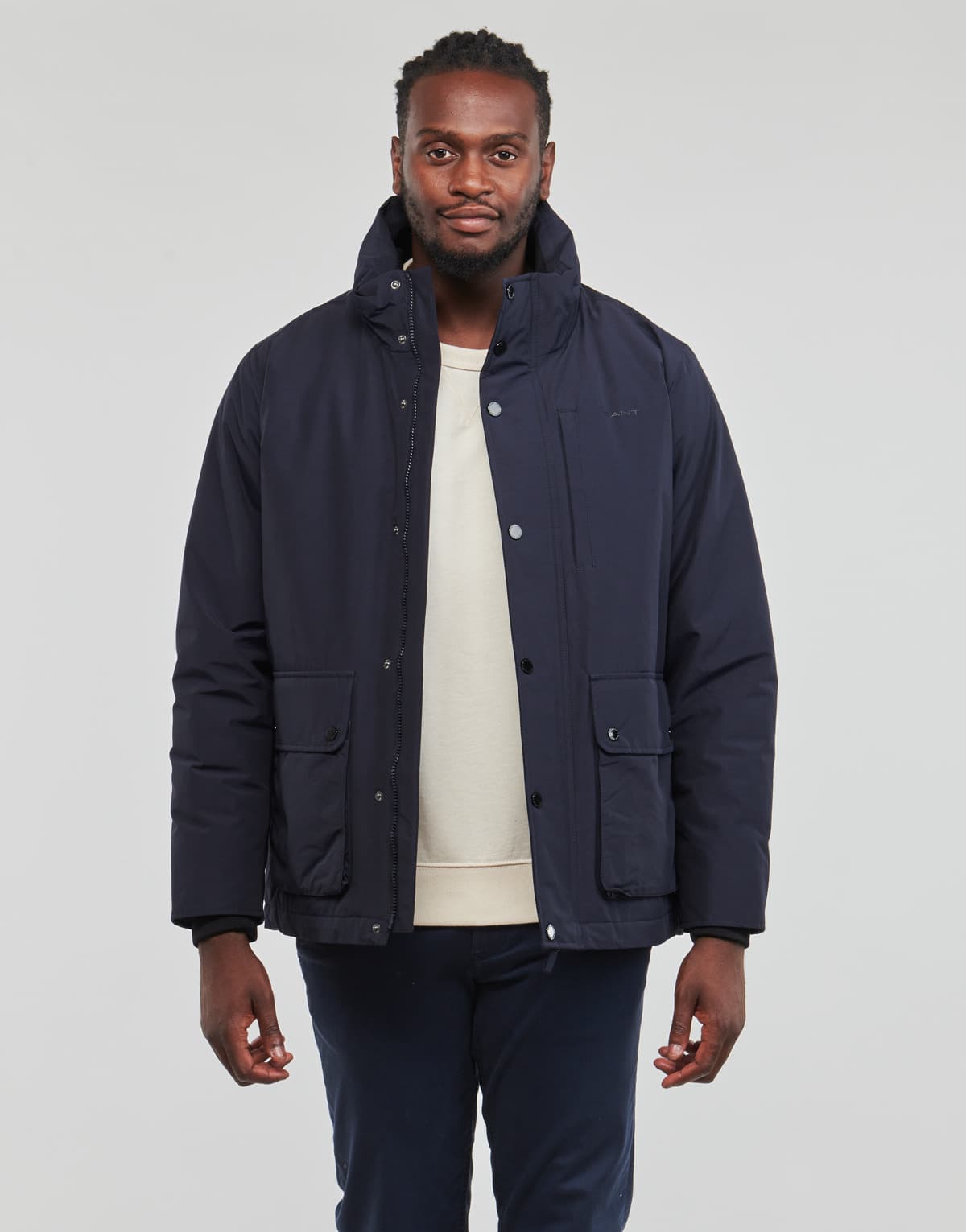 Men's Parkas Gant Blue