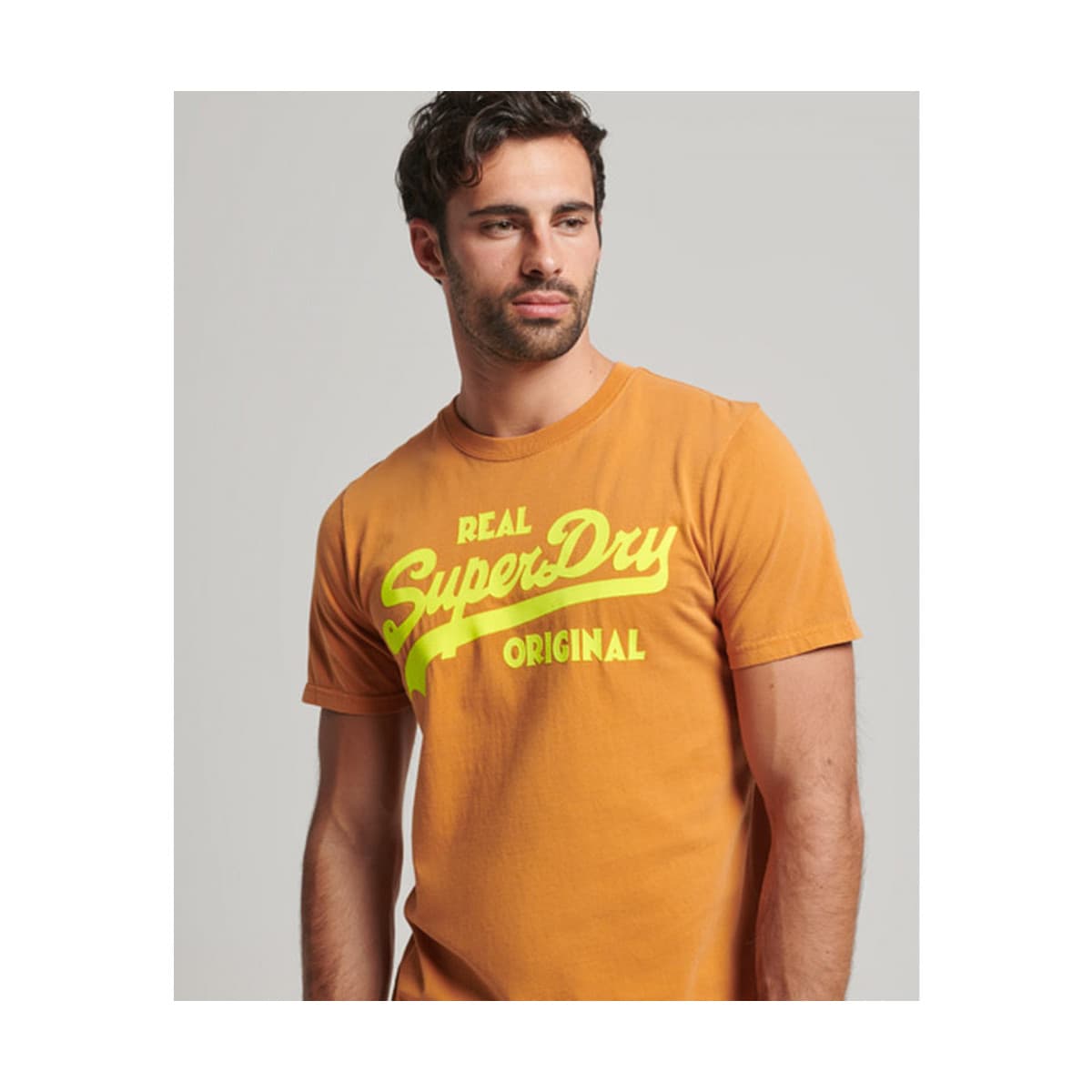 Men's T-Shirts Superdry Brown