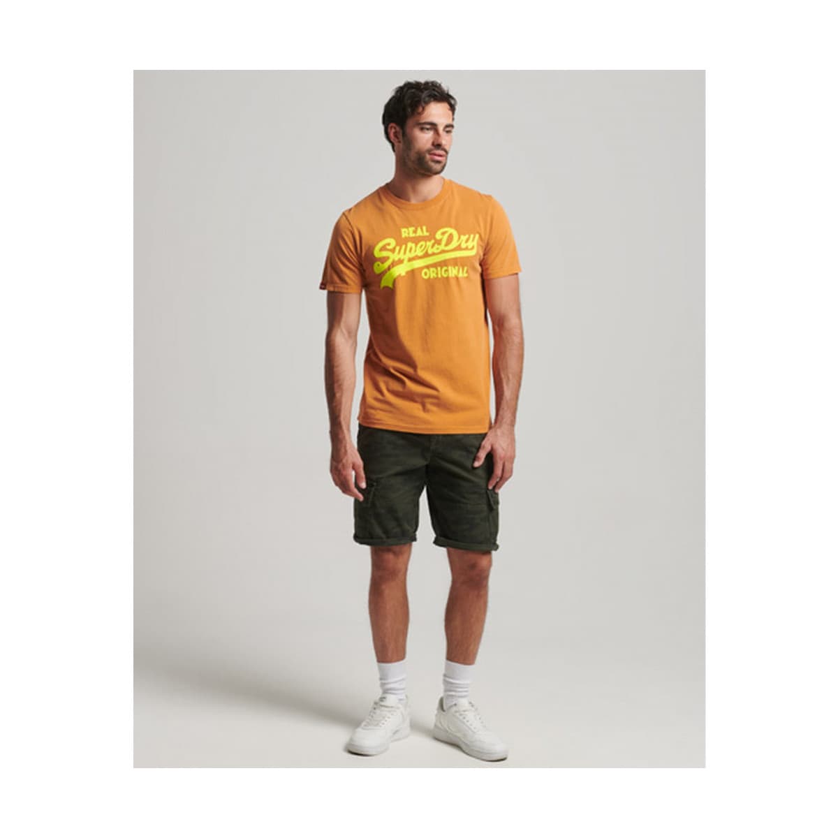 Men's T-Shirts Superdry Brown