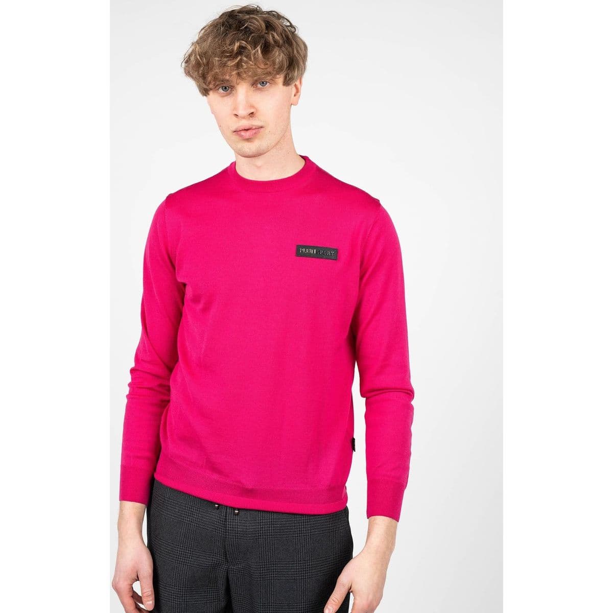 Men's Sweaters Philipp Plein Sport Pink