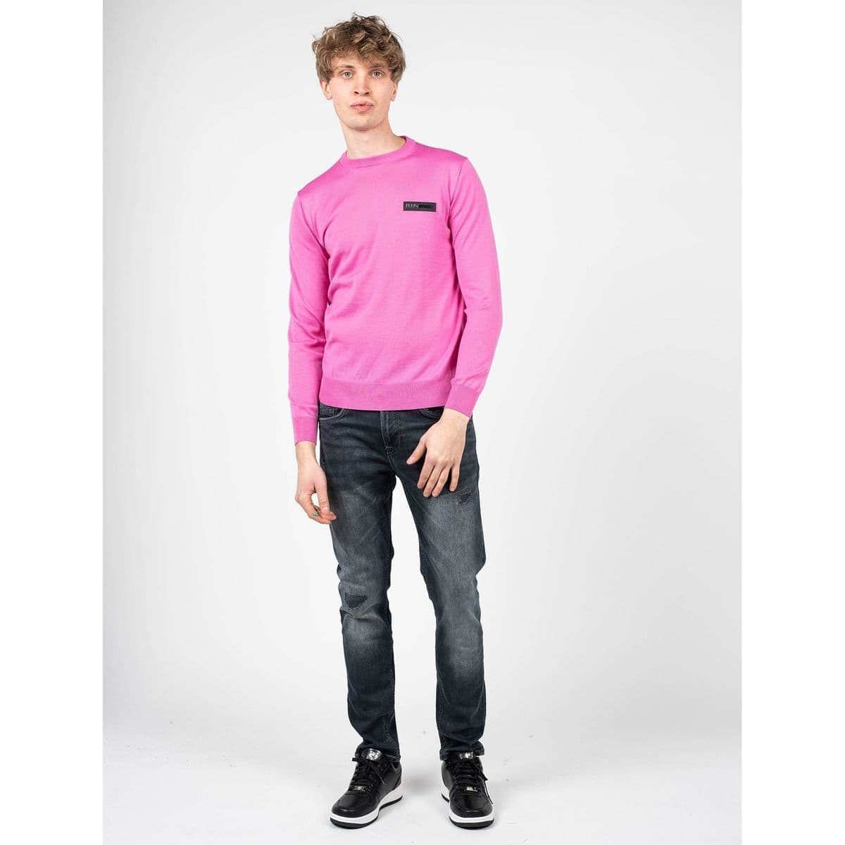 Men's Sweaters Philipp Plein Sport Pink