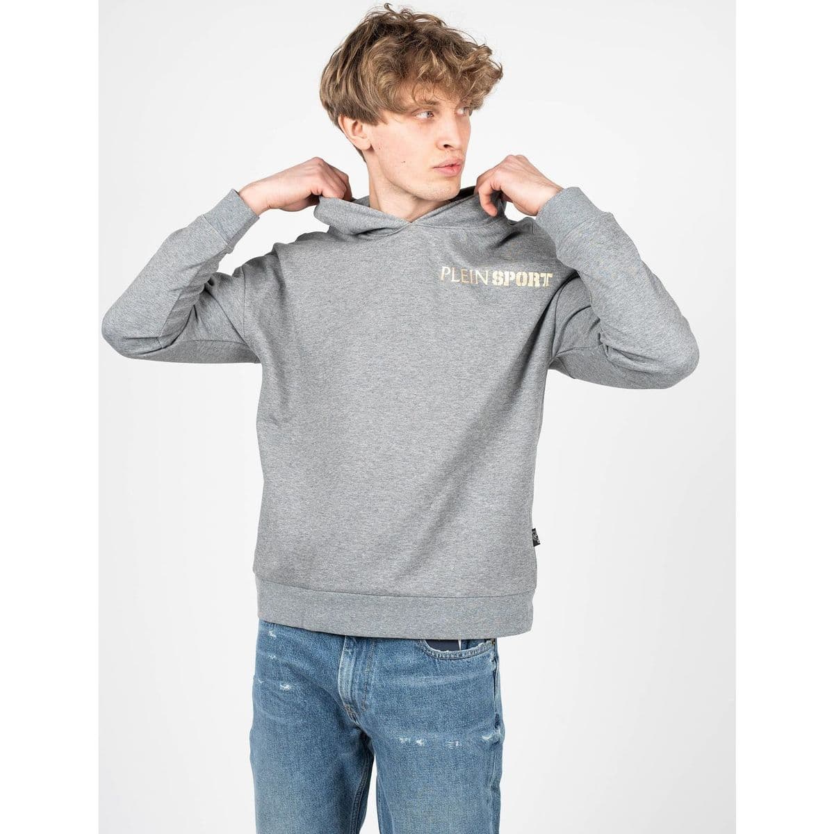 Men's Sweatshirts Philipp Plein Sport Gray