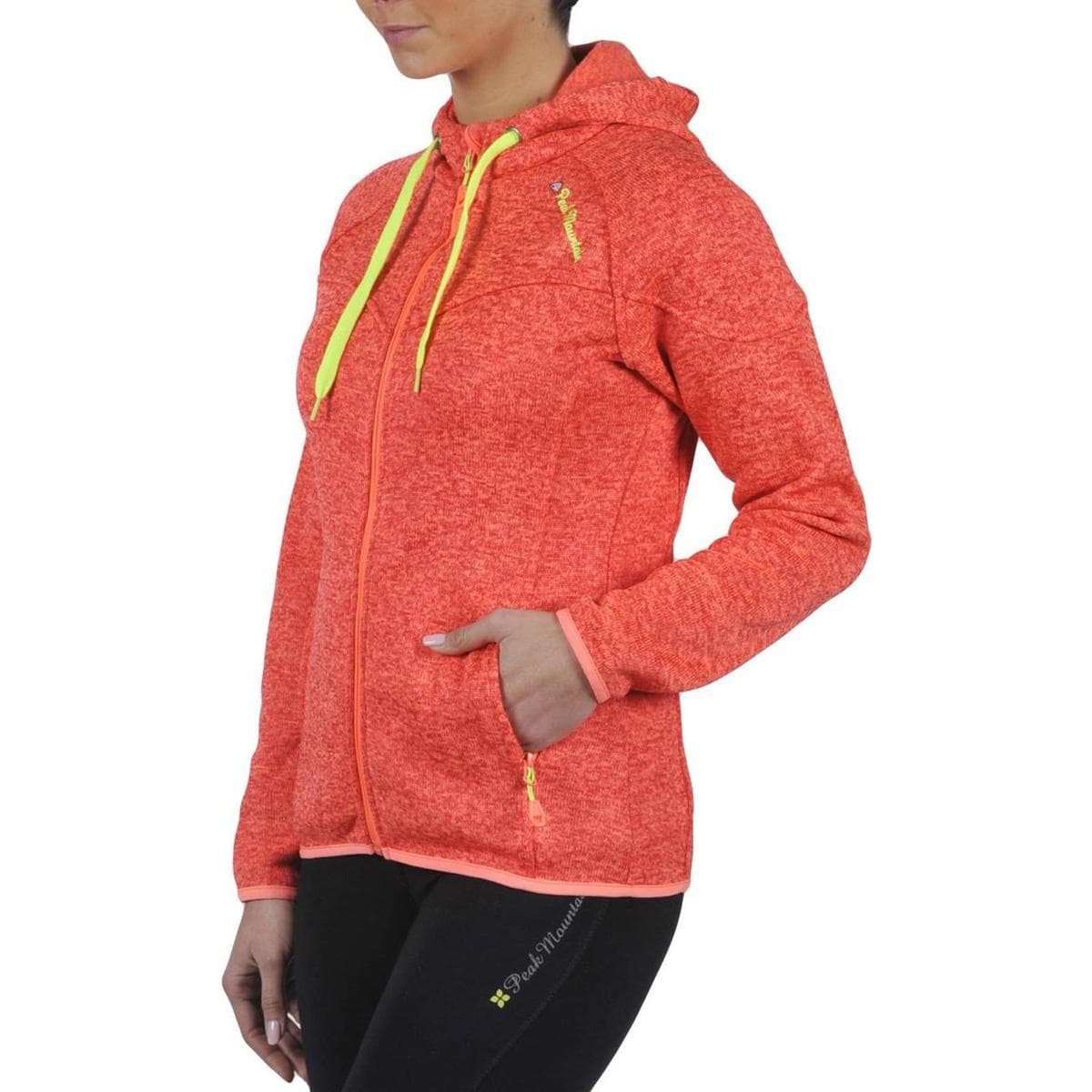 Women's Sweatshirts Peak Mountain Orange