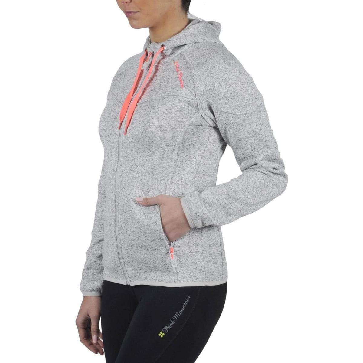 Women's Sweatshirts Peak Mountain Gray
