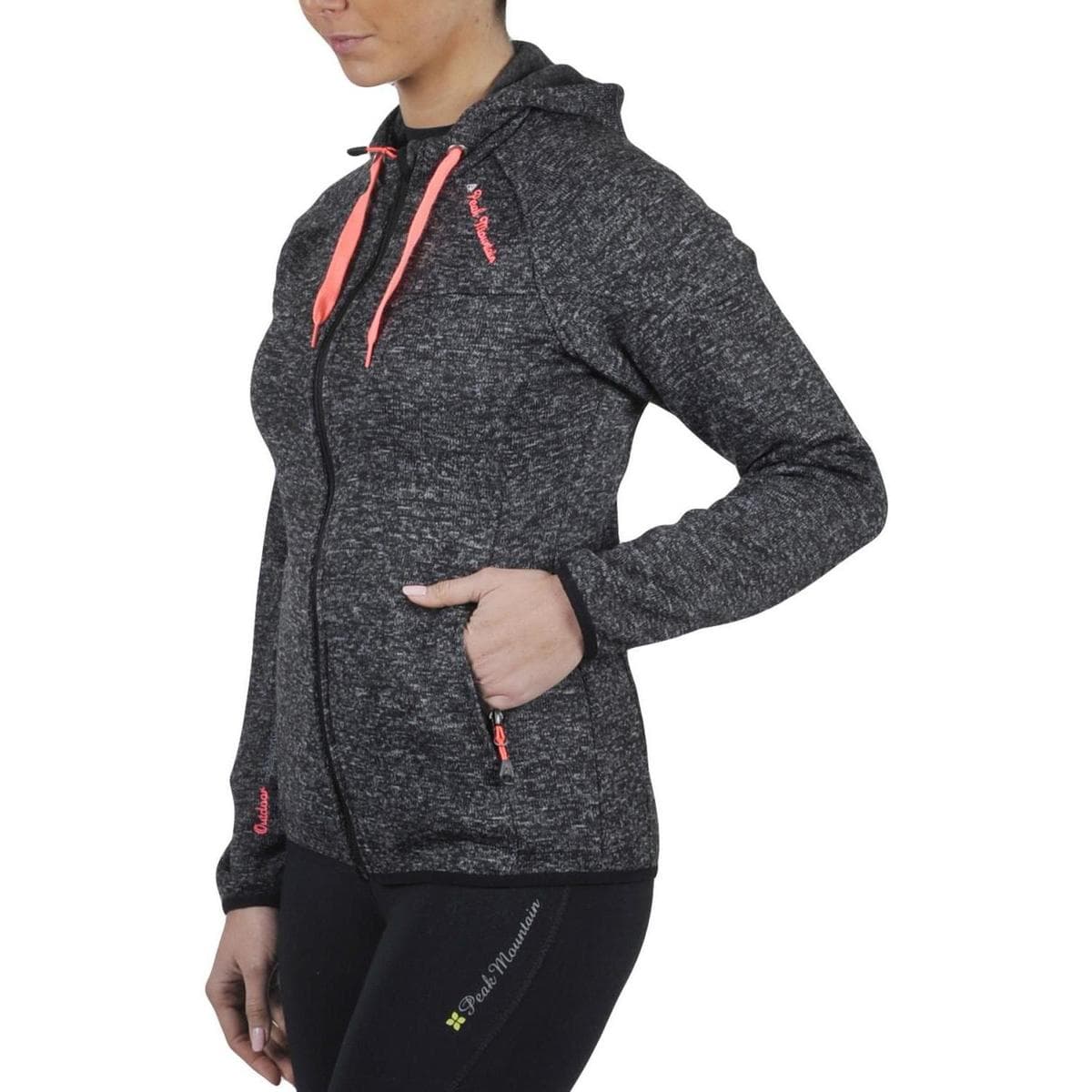 Women's Sweatshirts Peak Mountain Black