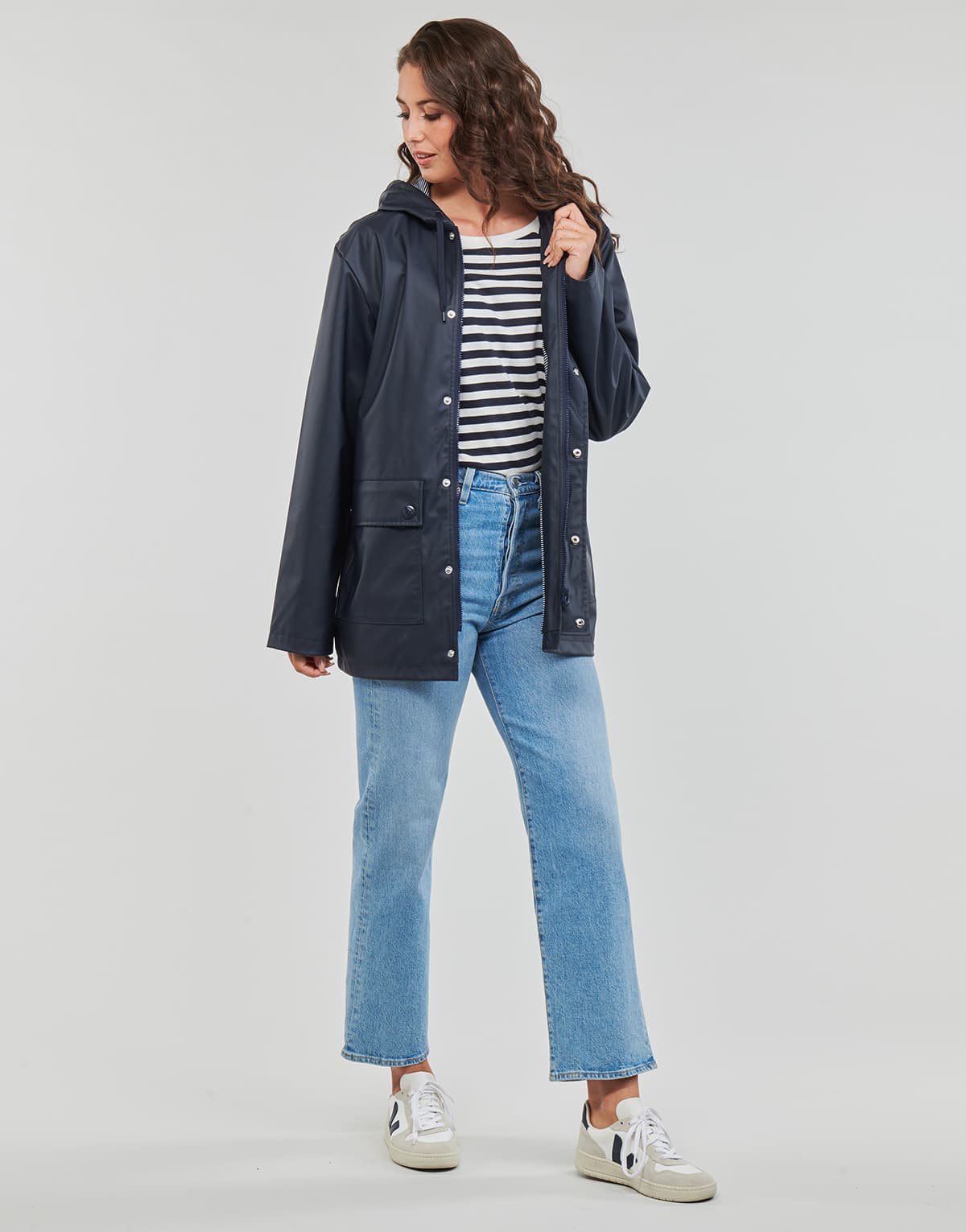 Women's Parkas Petit Bateau Blue