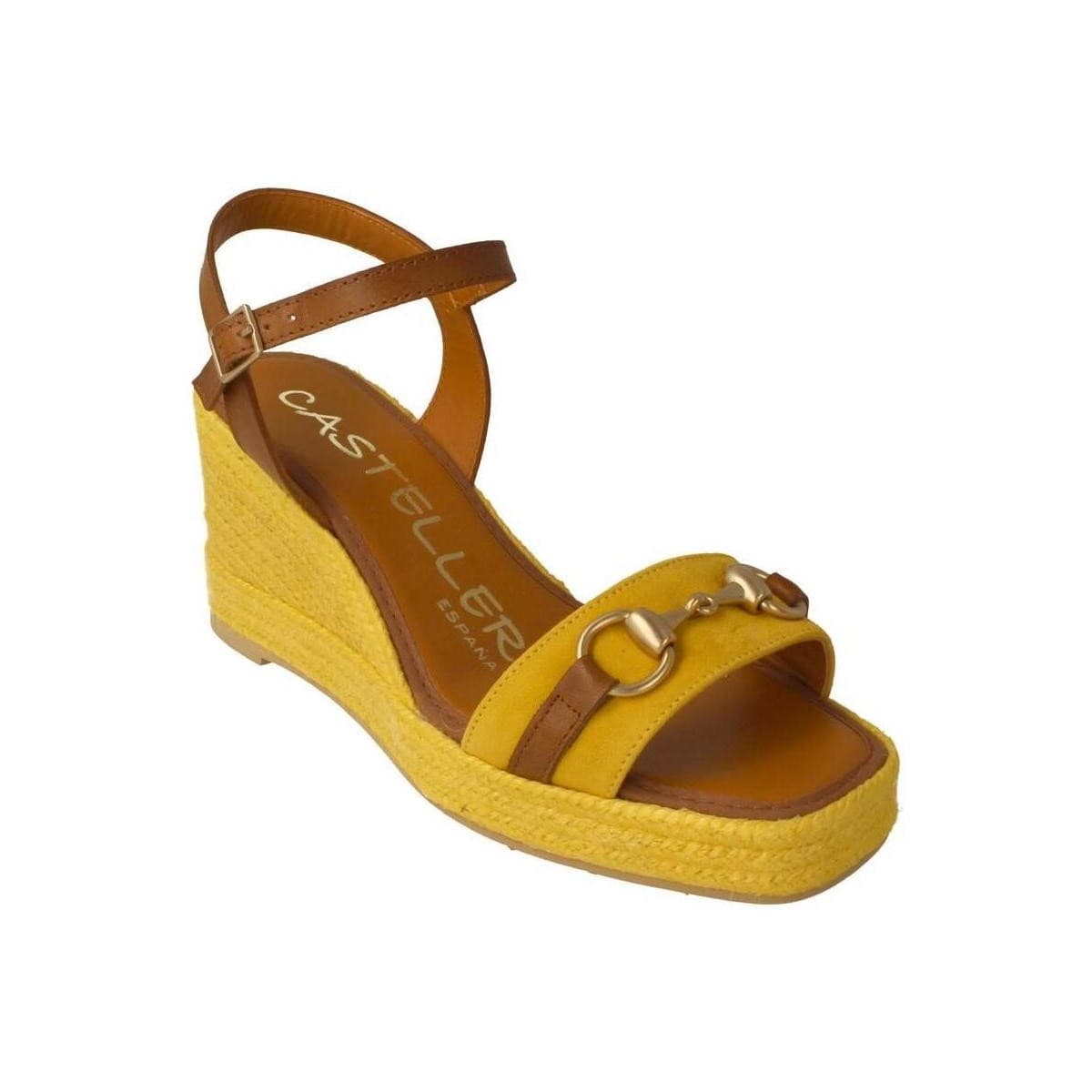 Women's Platforms Casteller Yellow
