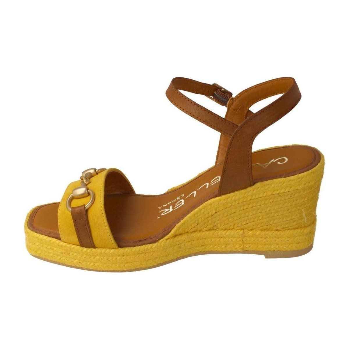 Women's Platforms Casteller Yellow