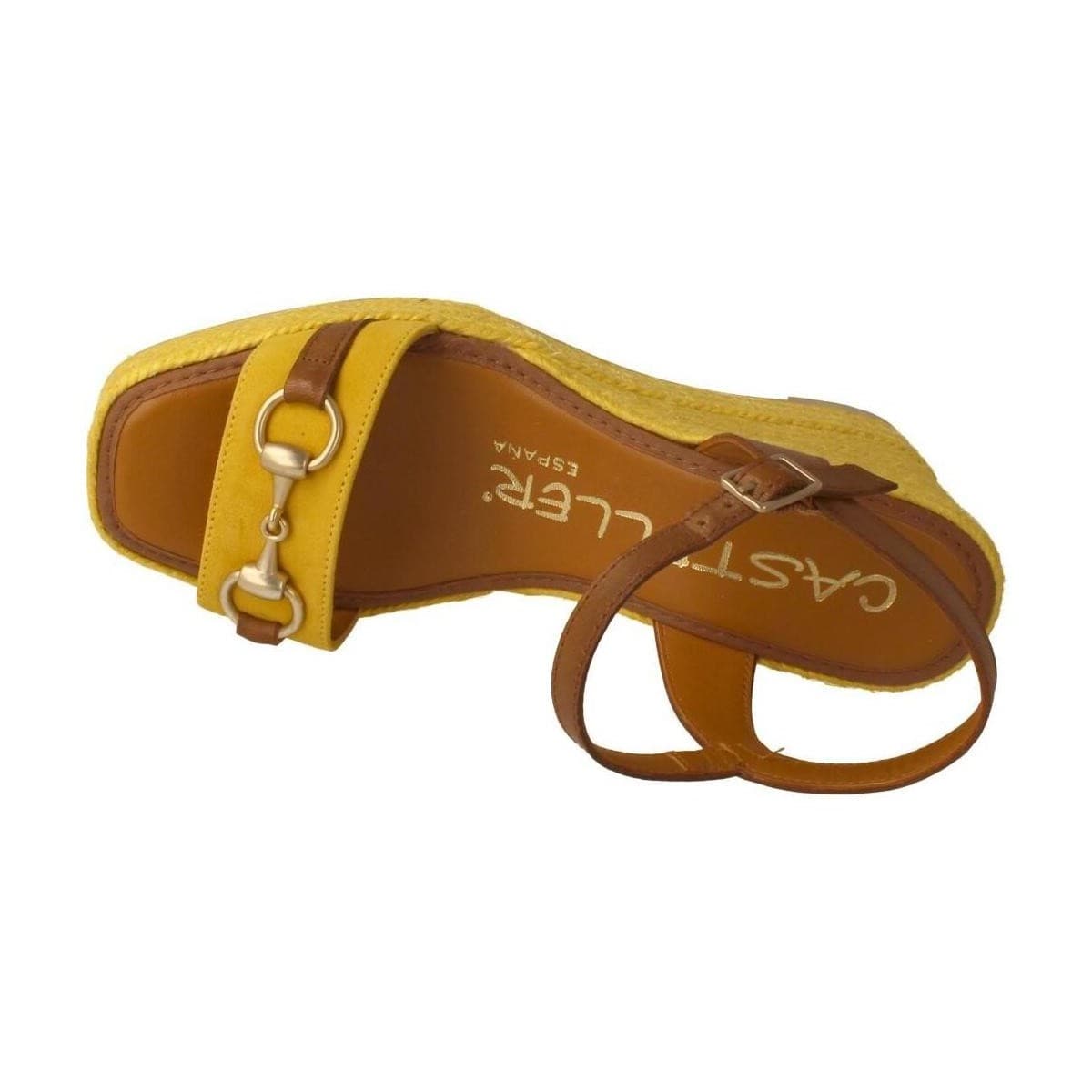 Women's Platforms Casteller Yellow
