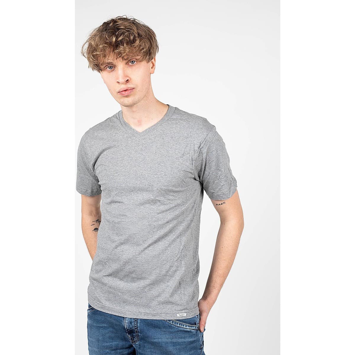 Men's T-Shirts Pepe Jeans Gray