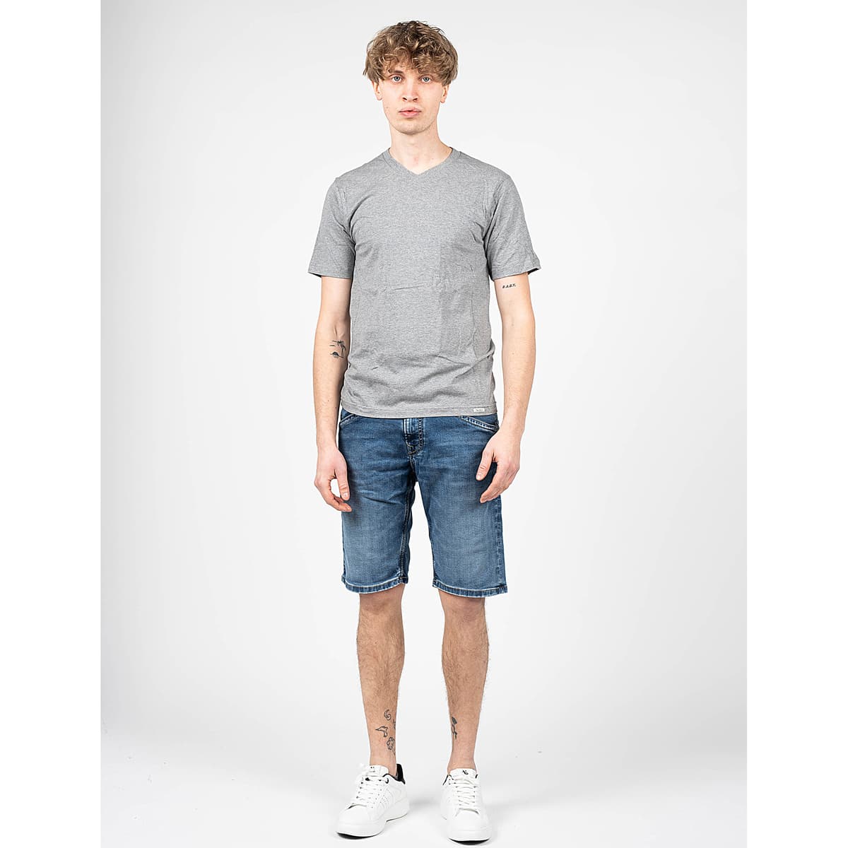 Men's T-Shirts Pepe Jeans Gray