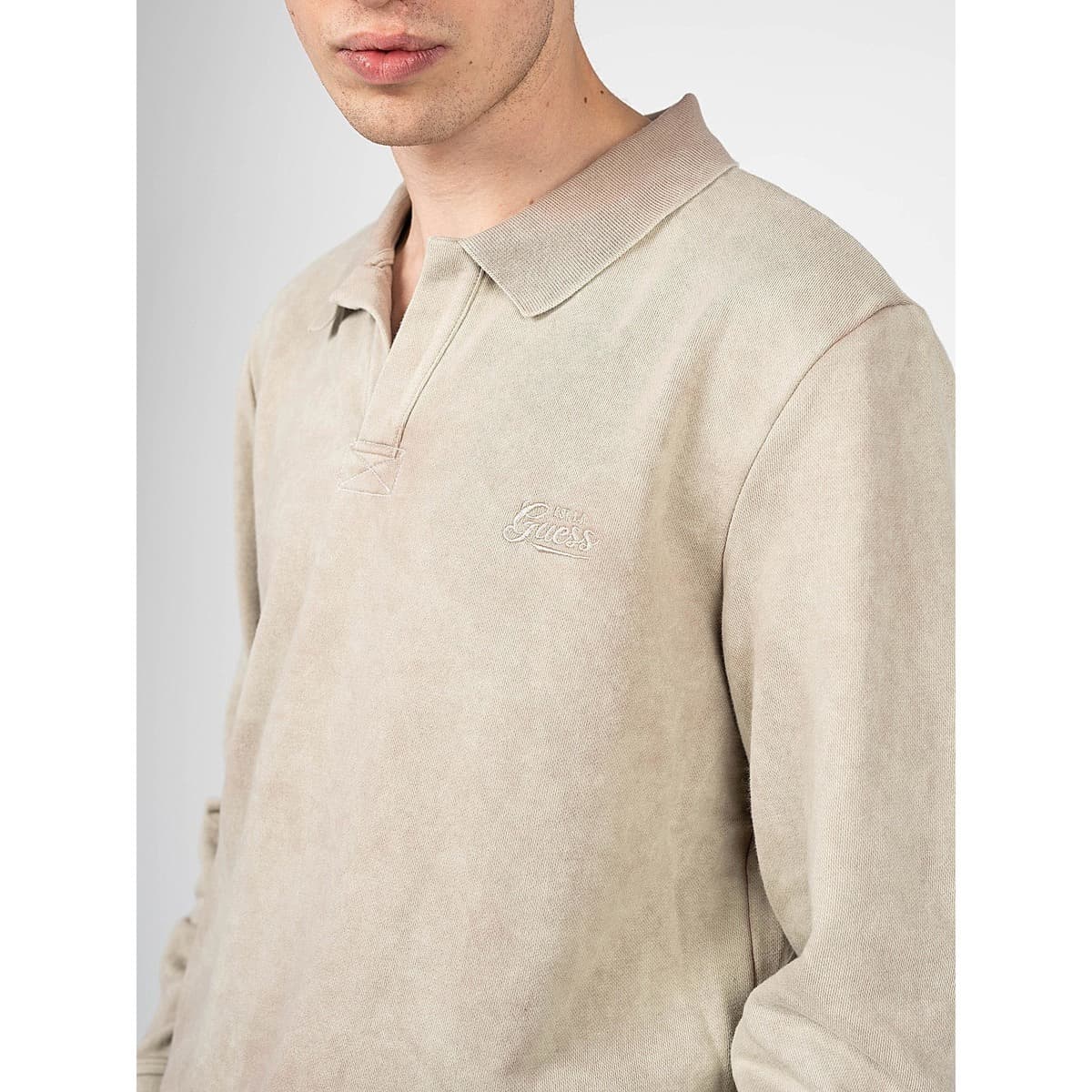 Men's Polo Shirts Guess Beige