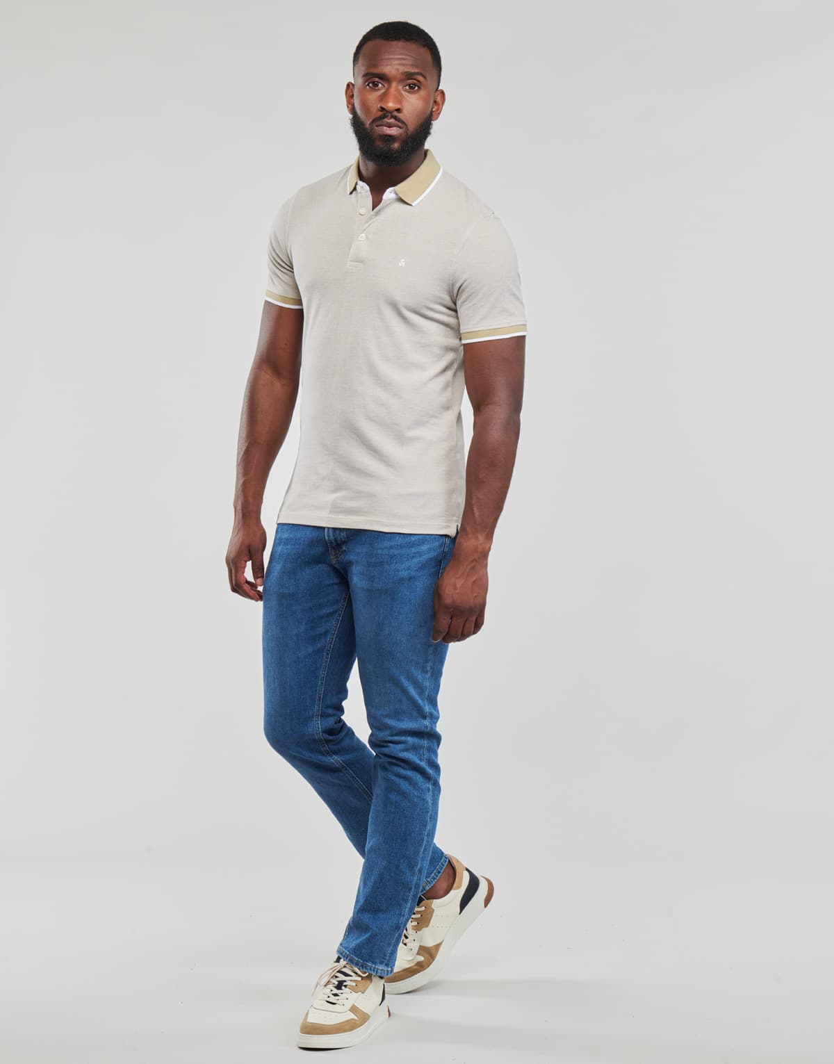 Men's Polo Shirts Jack & Jones Beige