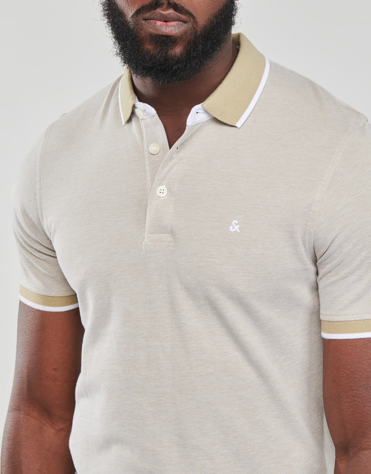 Men's Polo Shirts Jack & Jones Beige