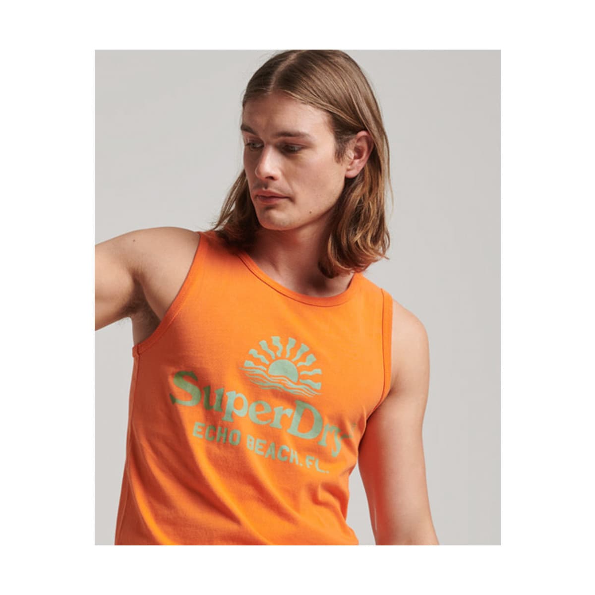 Men's T-Shirts Superdry Orange