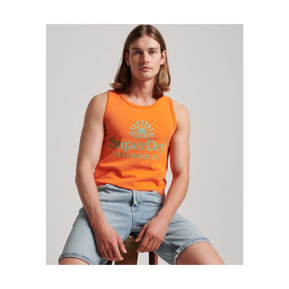Men's T-Shirts Superdry Orange
