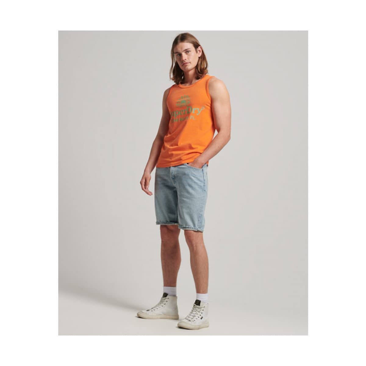 Men's T-Shirts Superdry Orange