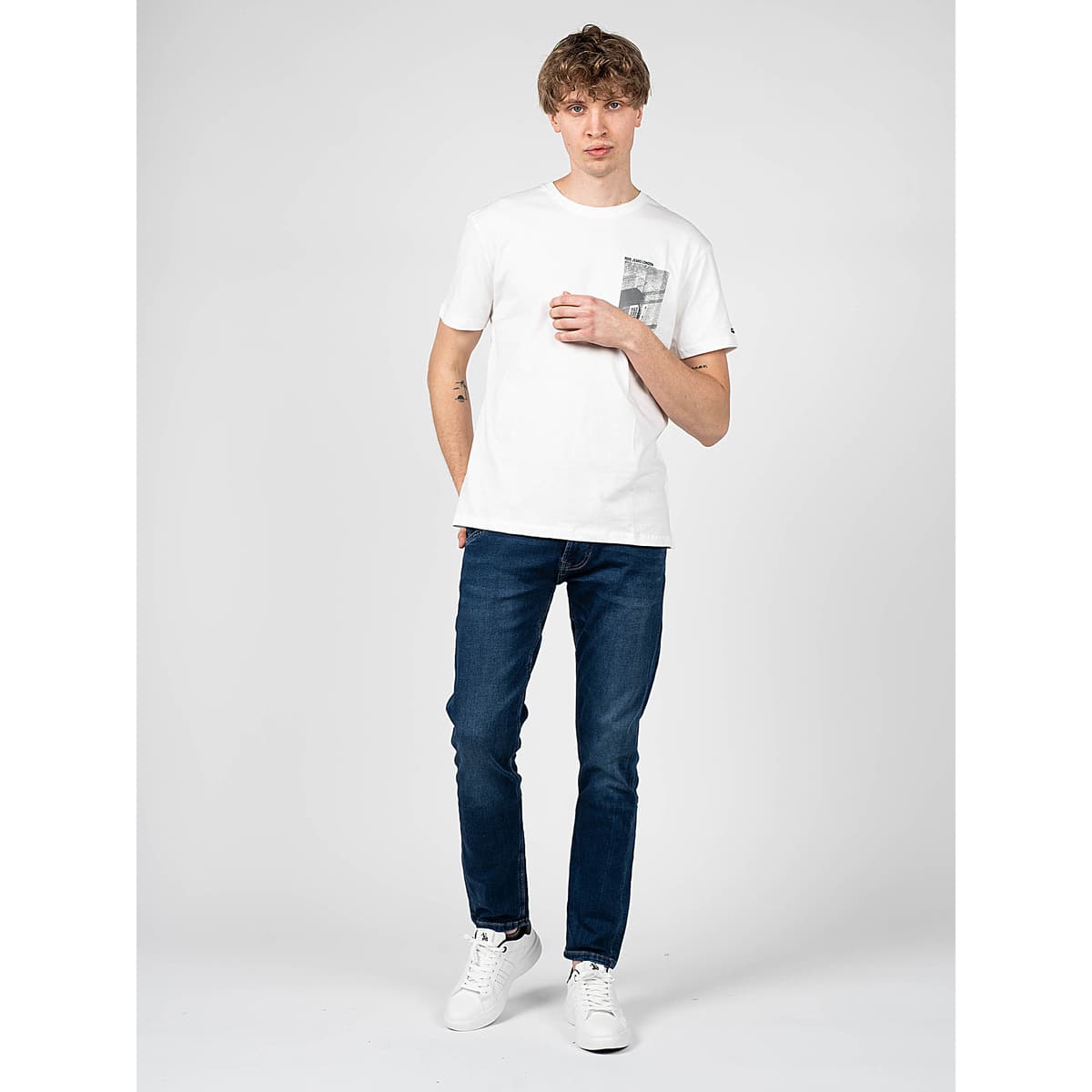 Men's T-Shirts Pepe Jeans White
