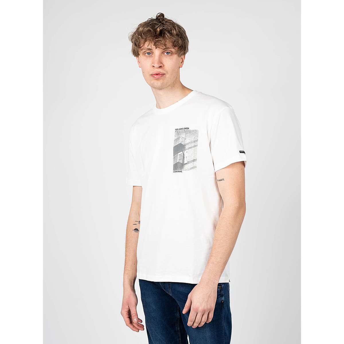 Men's T-Shirts Pepe Jeans White