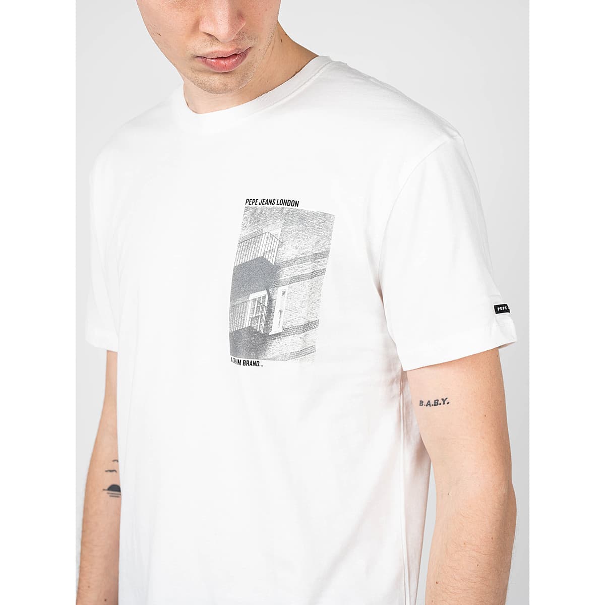 Men's T-Shirts Pepe Jeans White