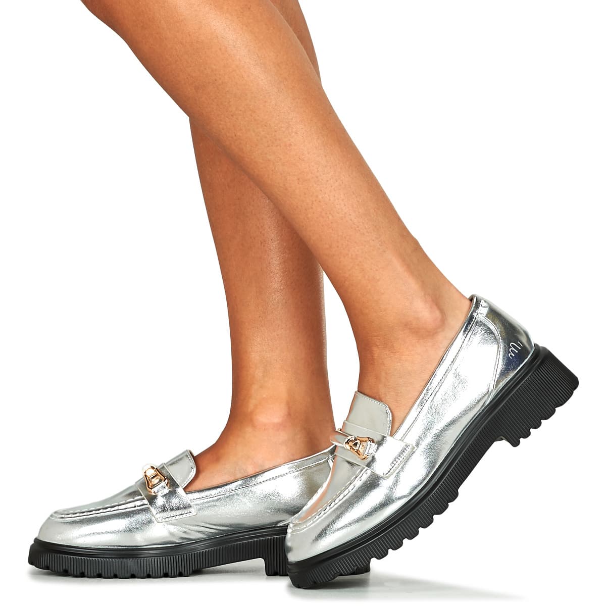 Women's Loafers Moony Mood Silver