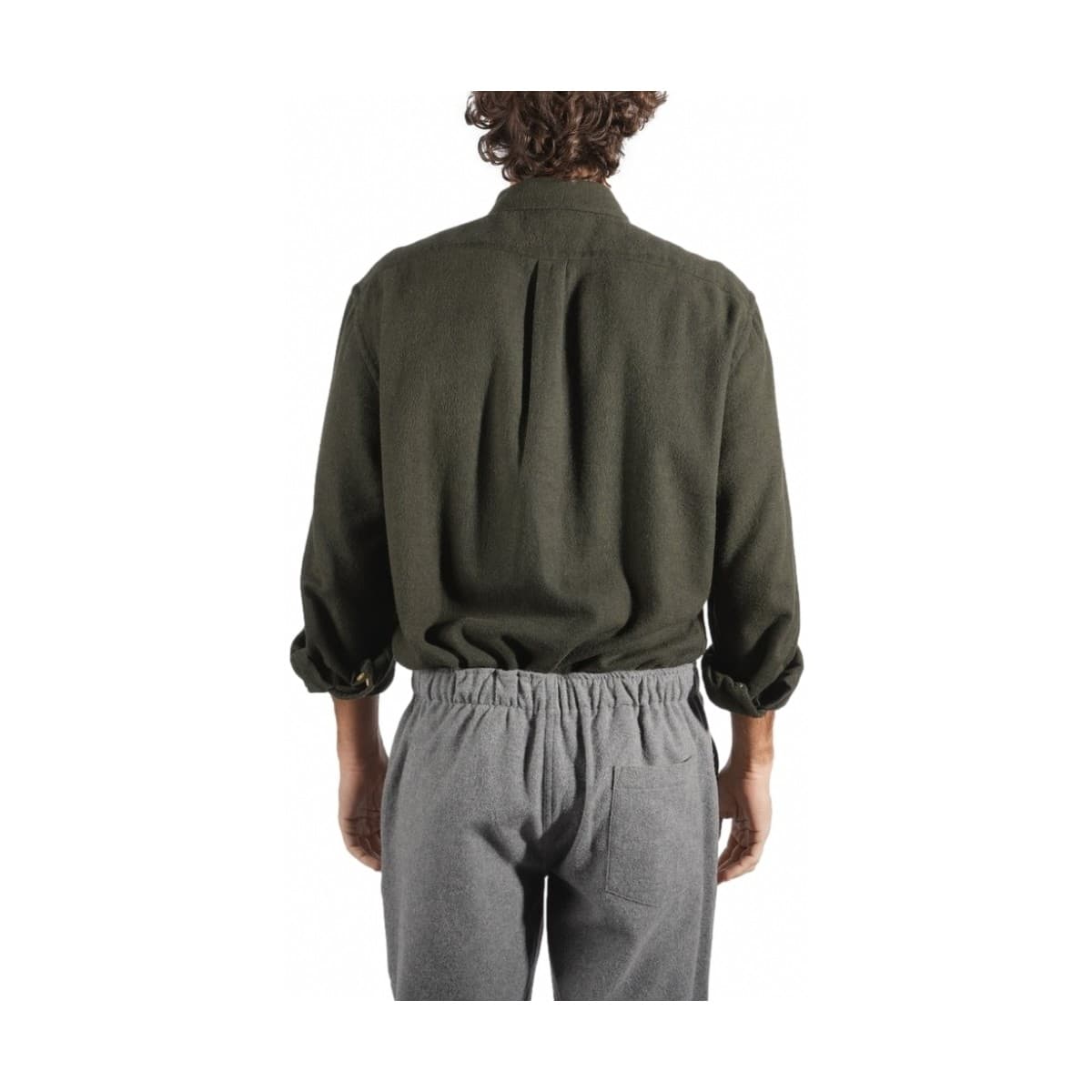 Men's Shirts Portuguese Flannel Green