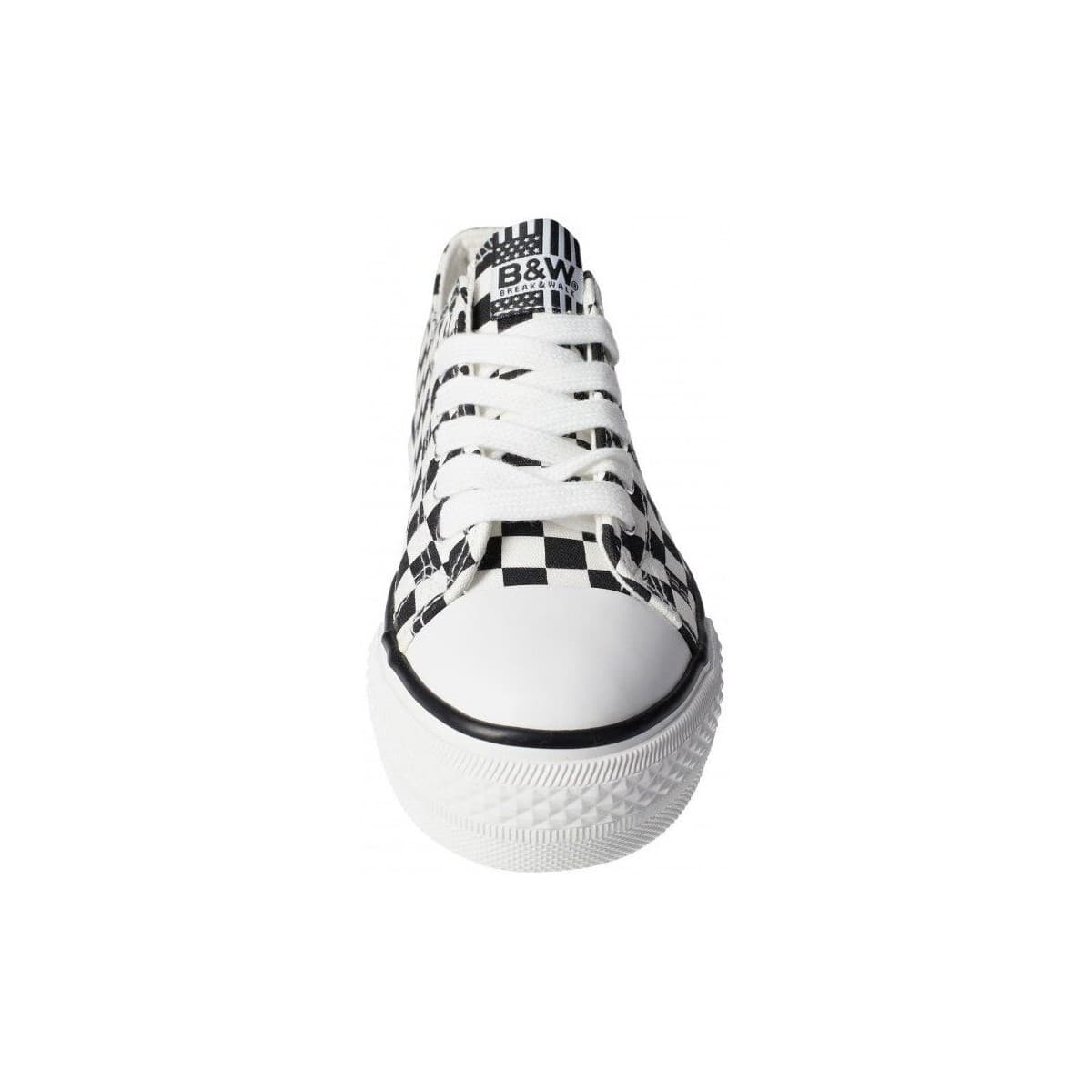 Girls' Sneakers B&w Black
