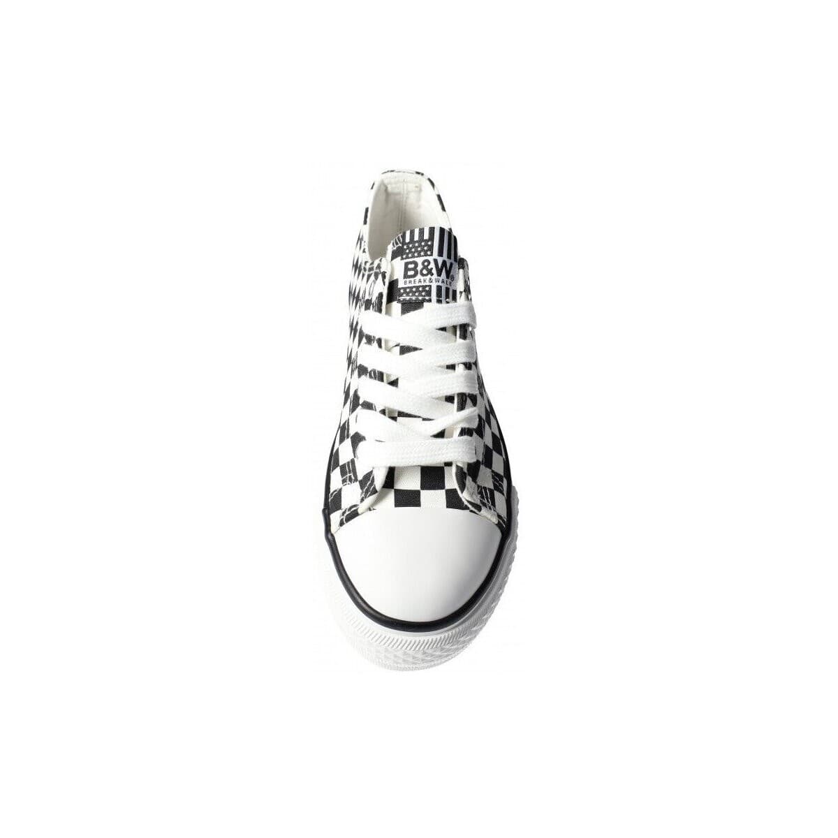 Girls' Sneakers B&w Black