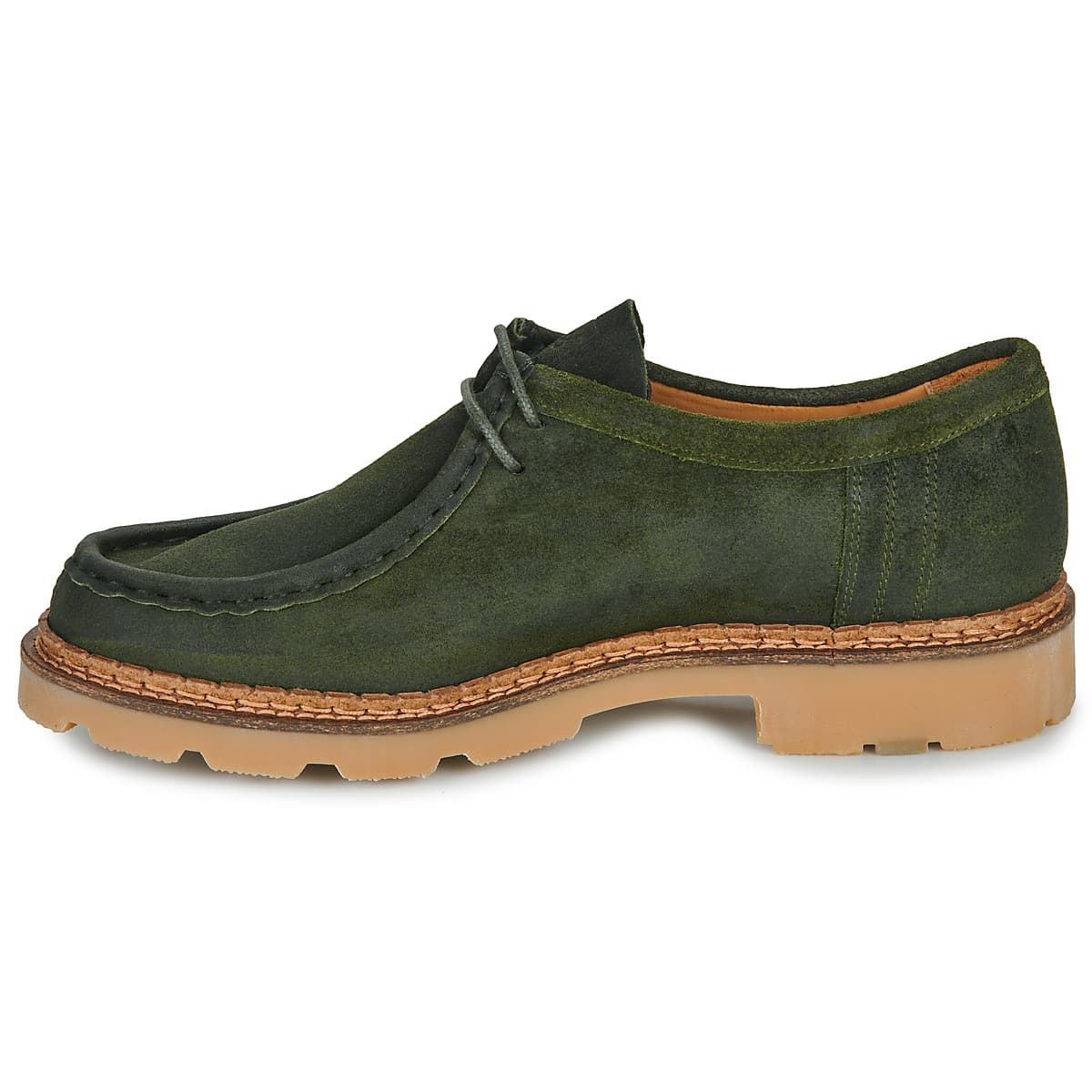 Women's Derby Shoes Pellet Green
