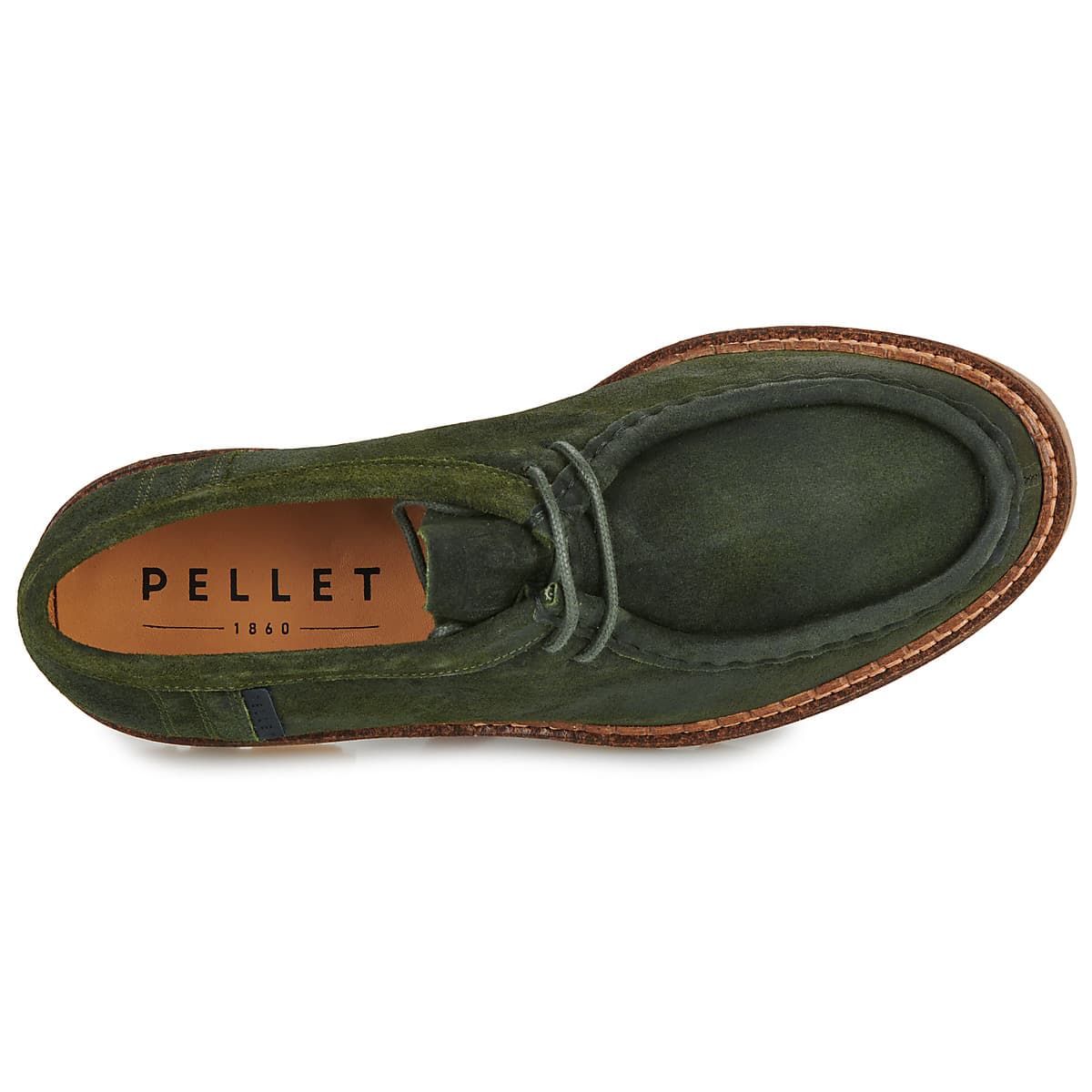 Women's Derby Shoes Pellet Green