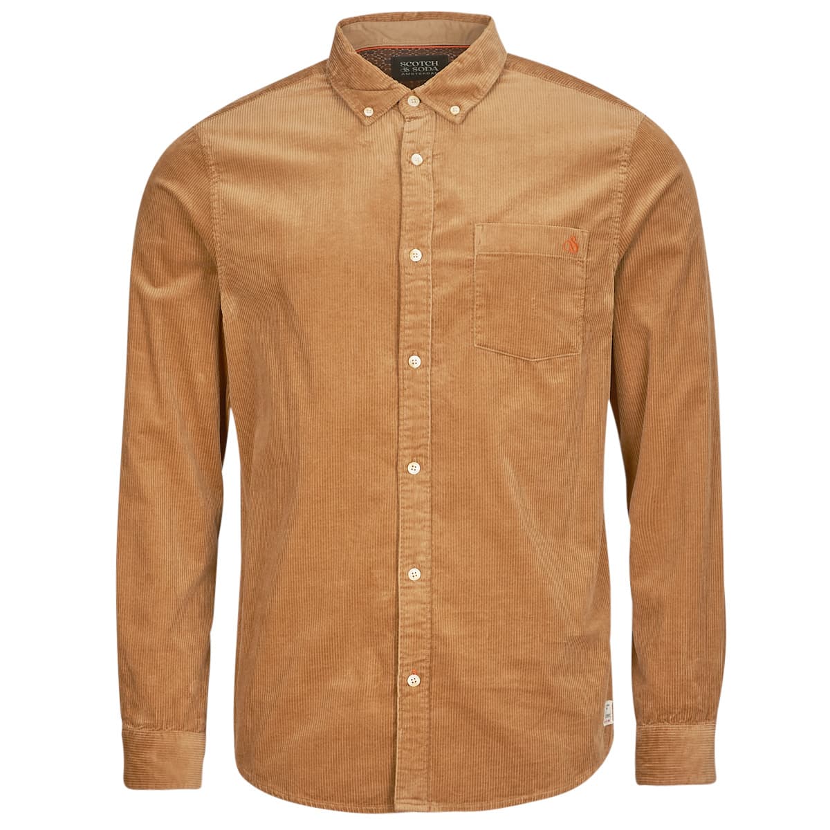 Men's Shirts Scotch & Soda Brown