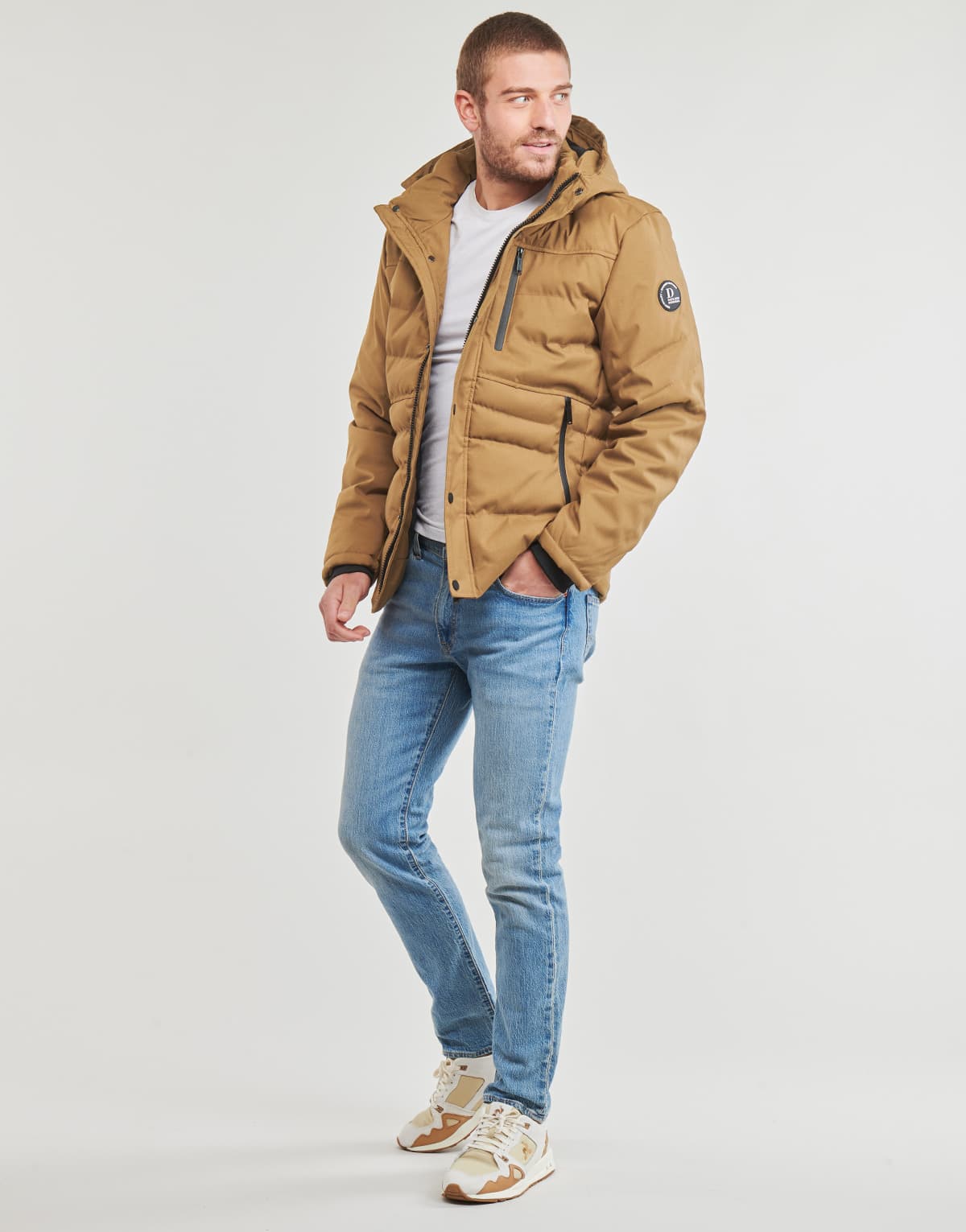 Men's Parkas Deeluxe Brown