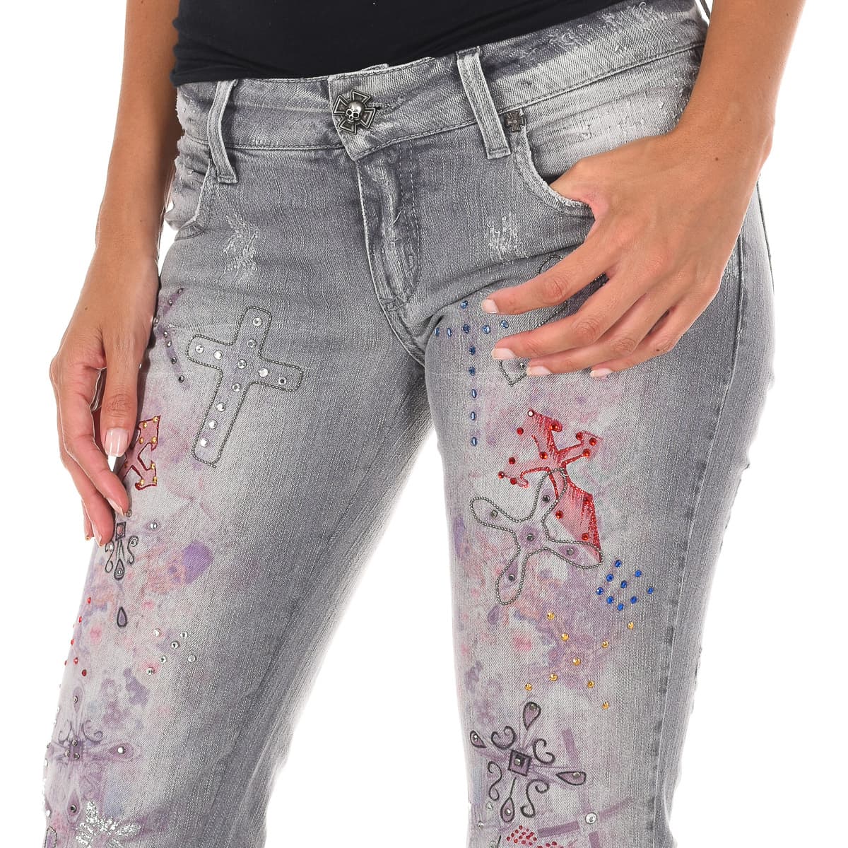 Women's Pants Met Gray