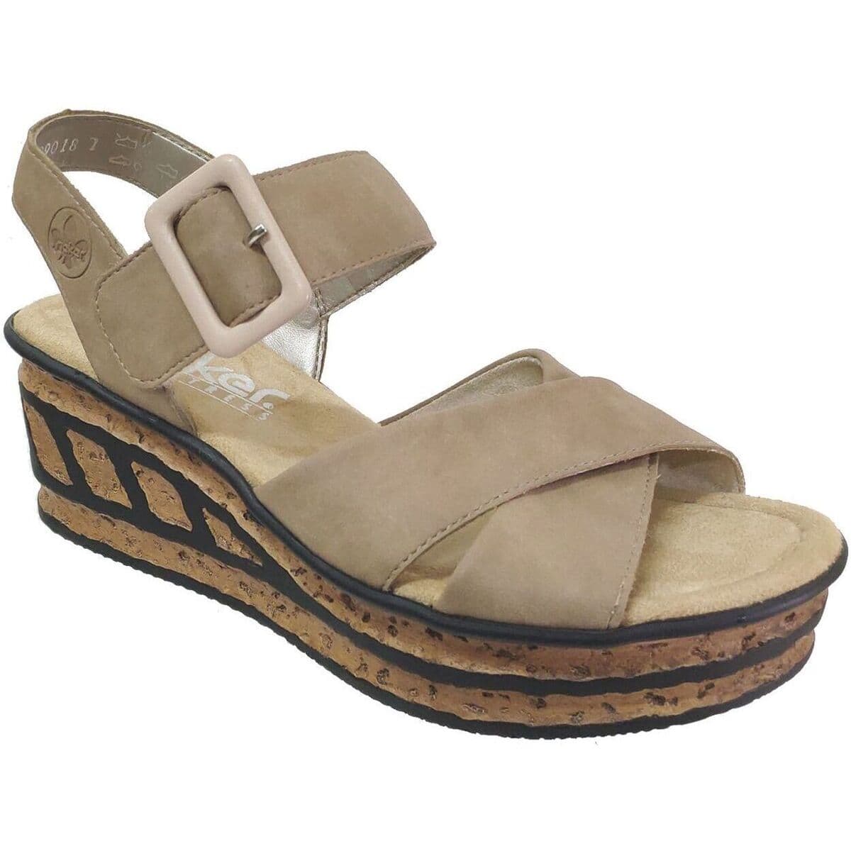 Women's Platforms Rieker Beige
