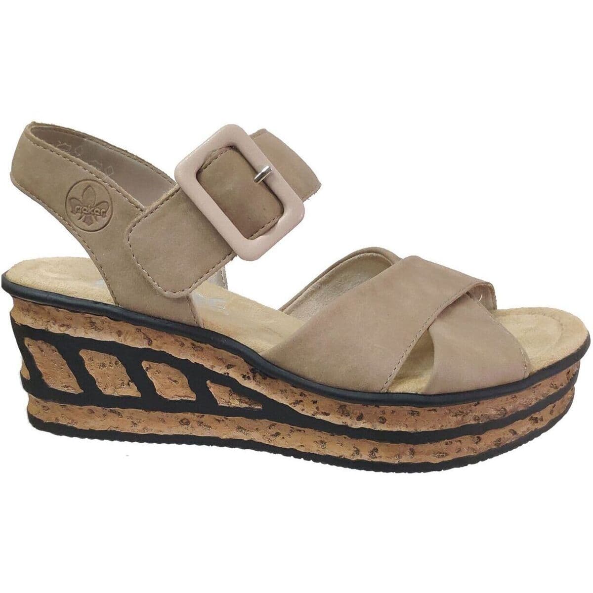 Women's Platforms Rieker Beige