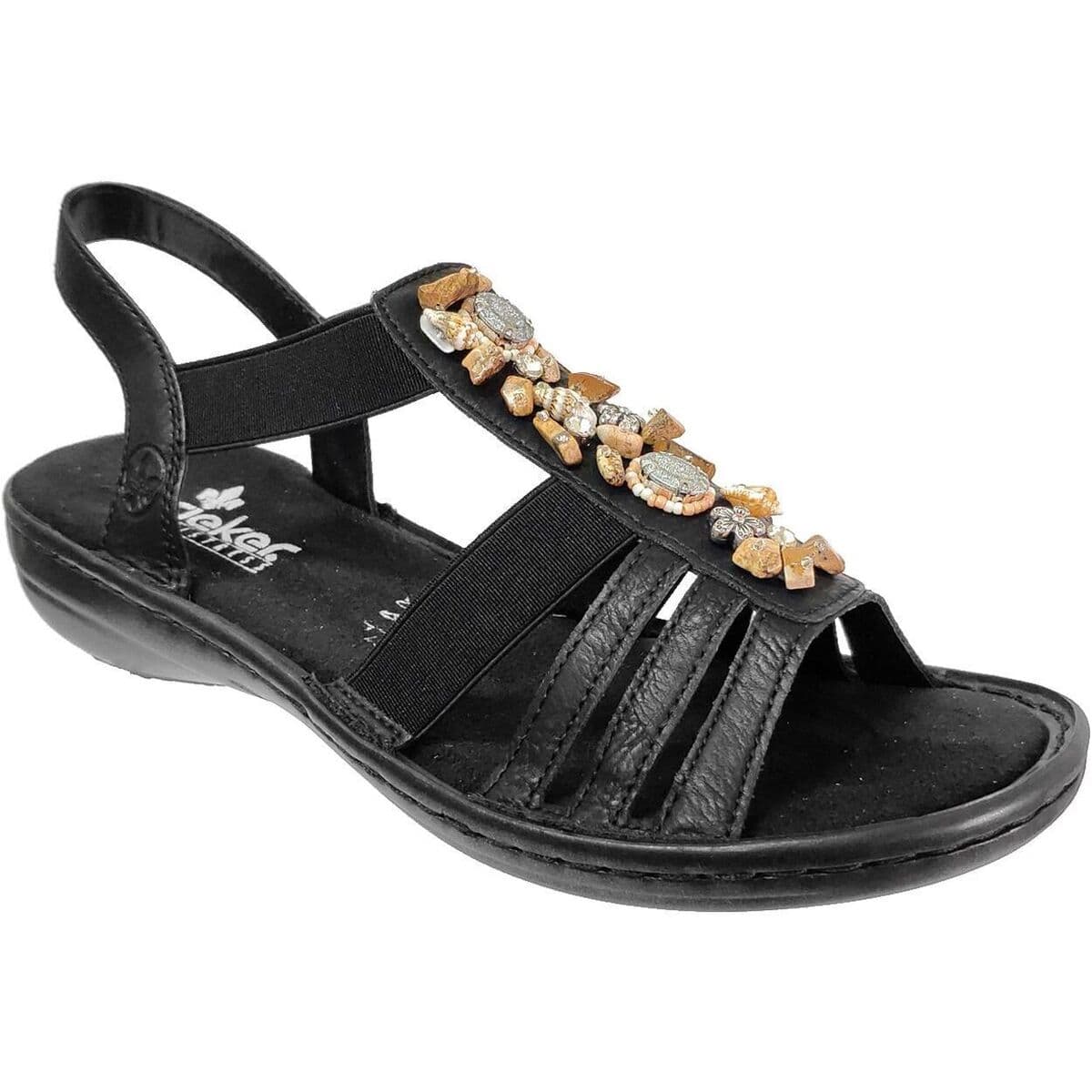 Women's Sandals Rieker Black