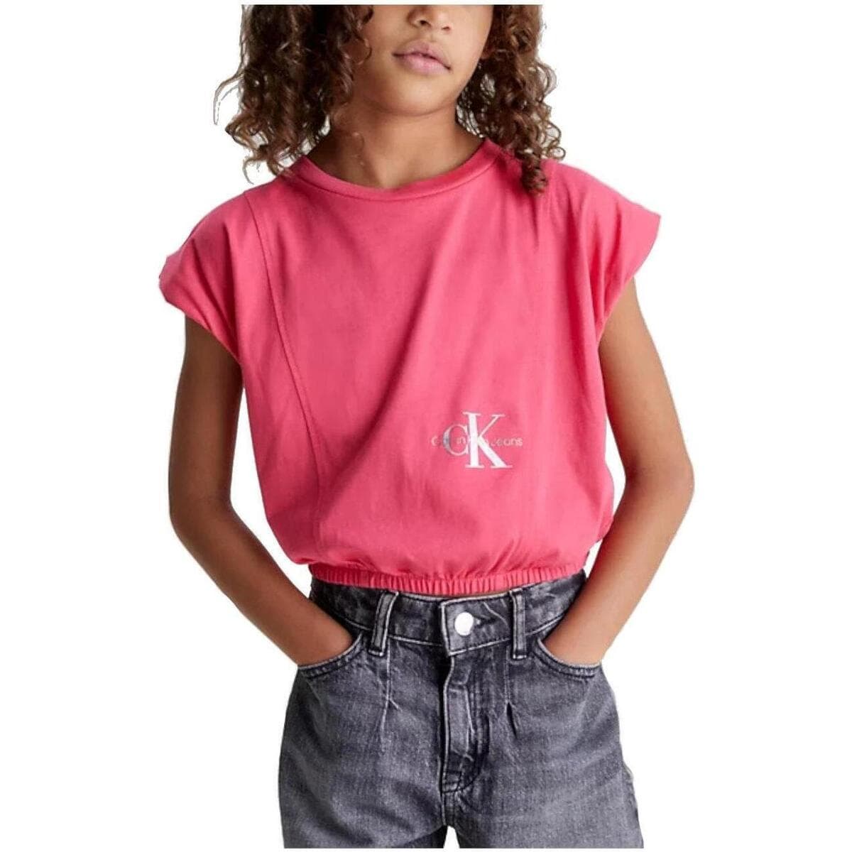 Girls' T-Shirts Calvin Klein Pink