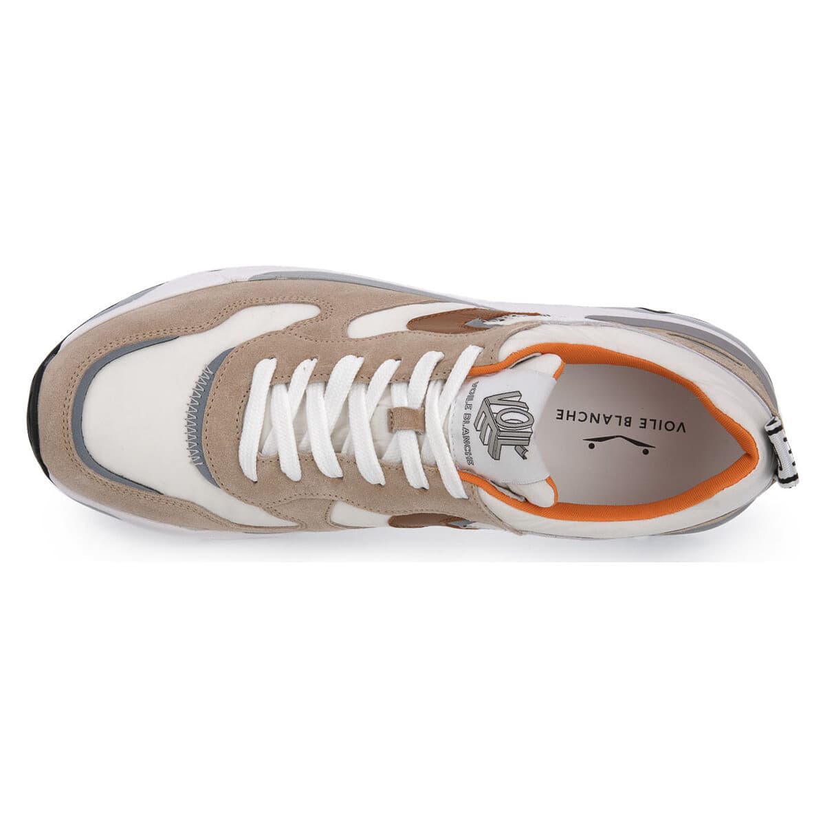 Men's Sneakers Voile Blanche Beige