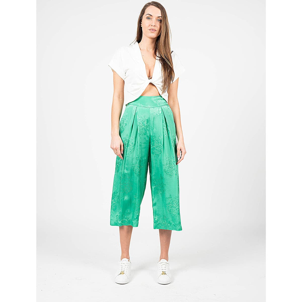 Women's Pants Pinko Green